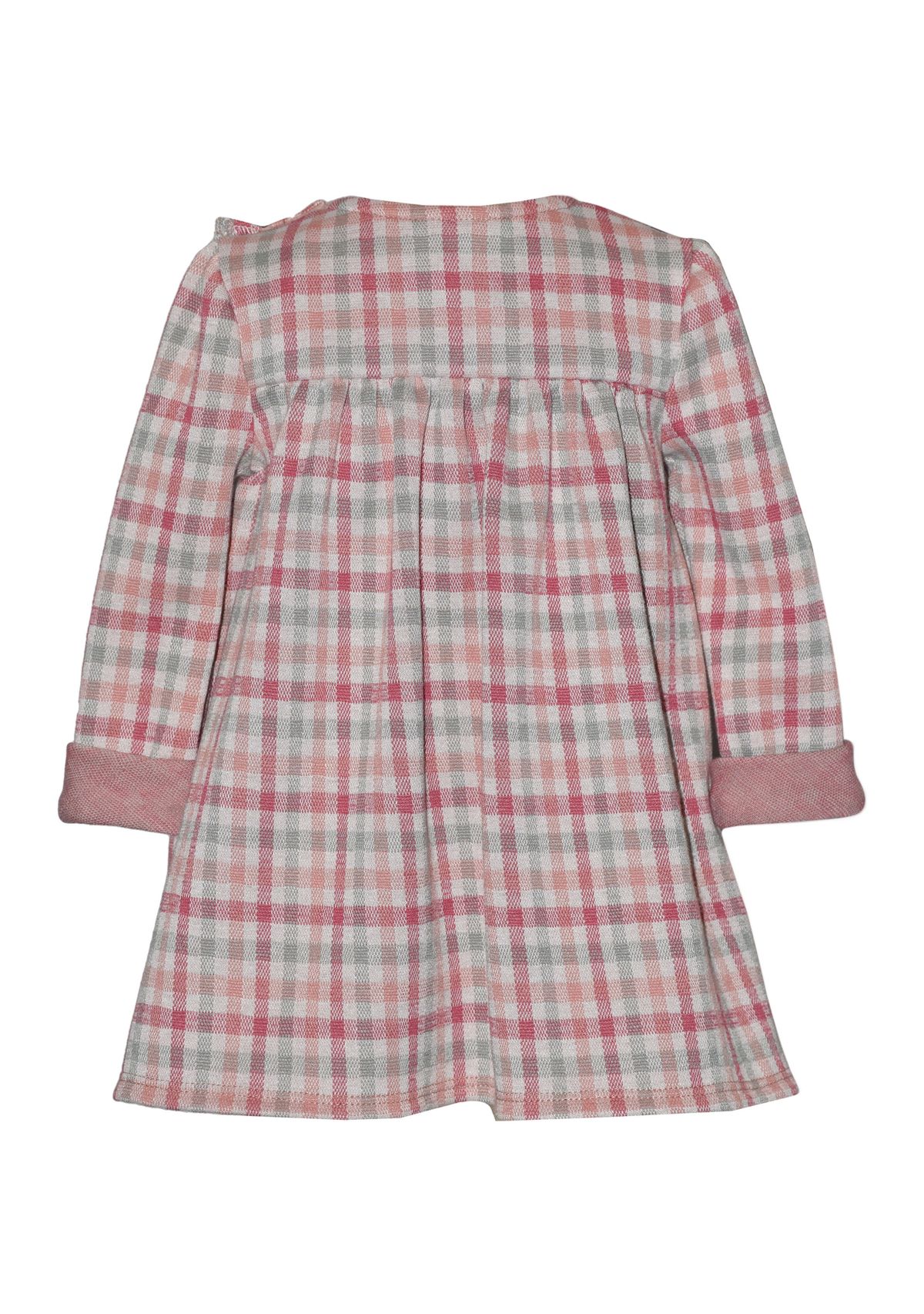Baby Girls Long Sleeve Plaid Dress