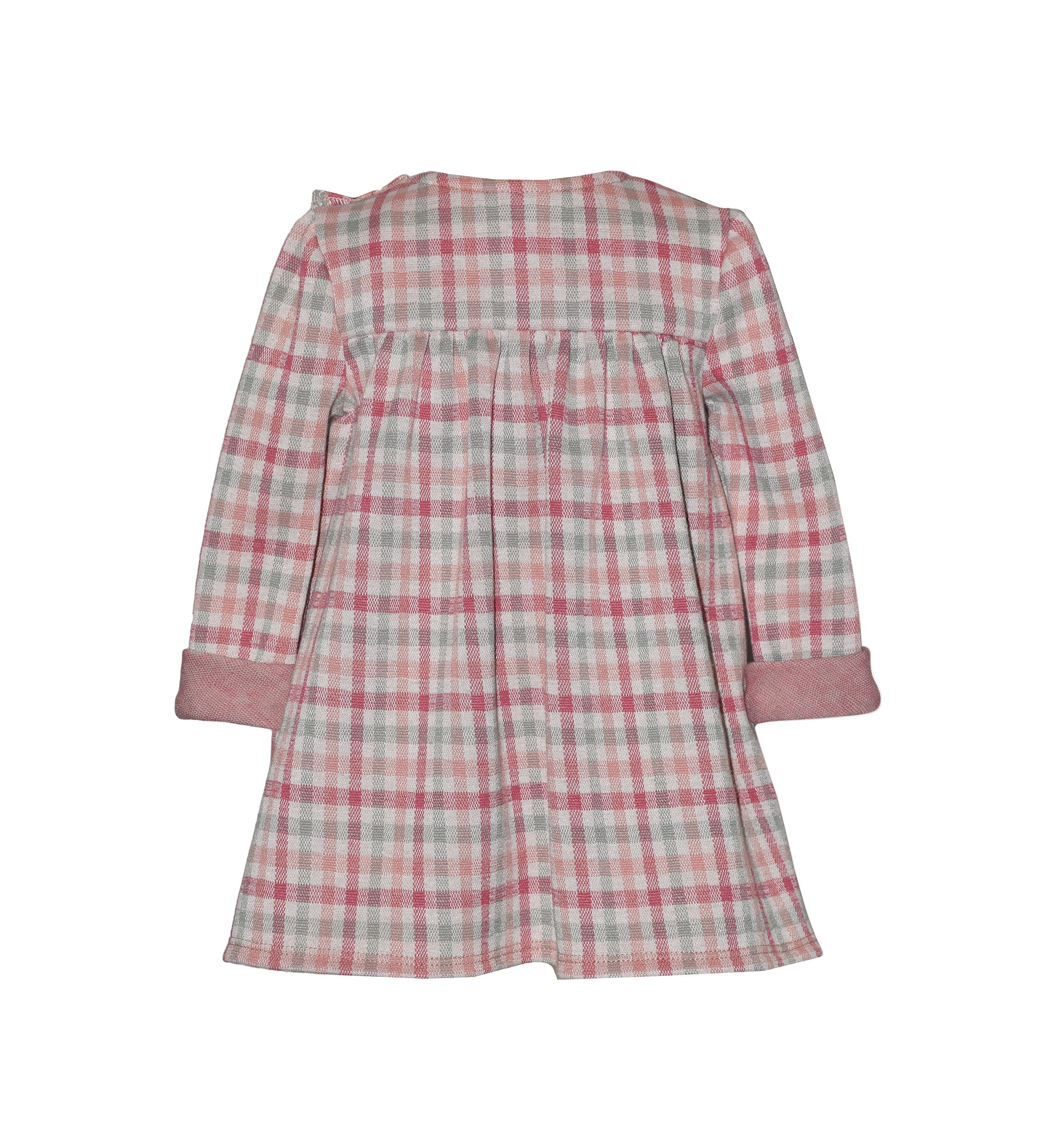 Baby Girls Long Sleeve Plaid Dress