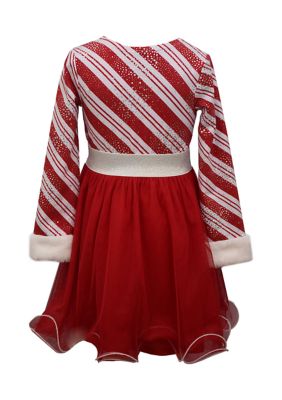 candy cane toddler dress