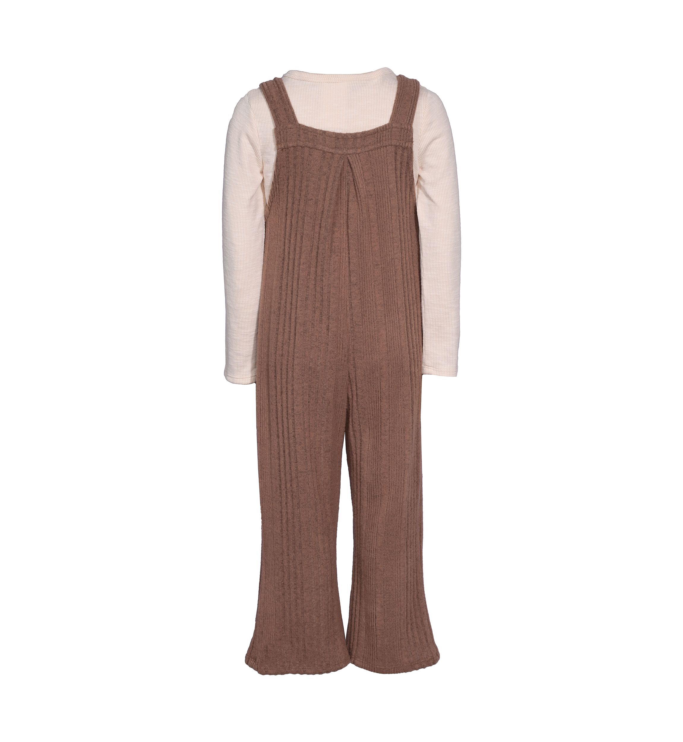 Toddler Girls Long Sleeve T-Shirt and Jumpsuit Set