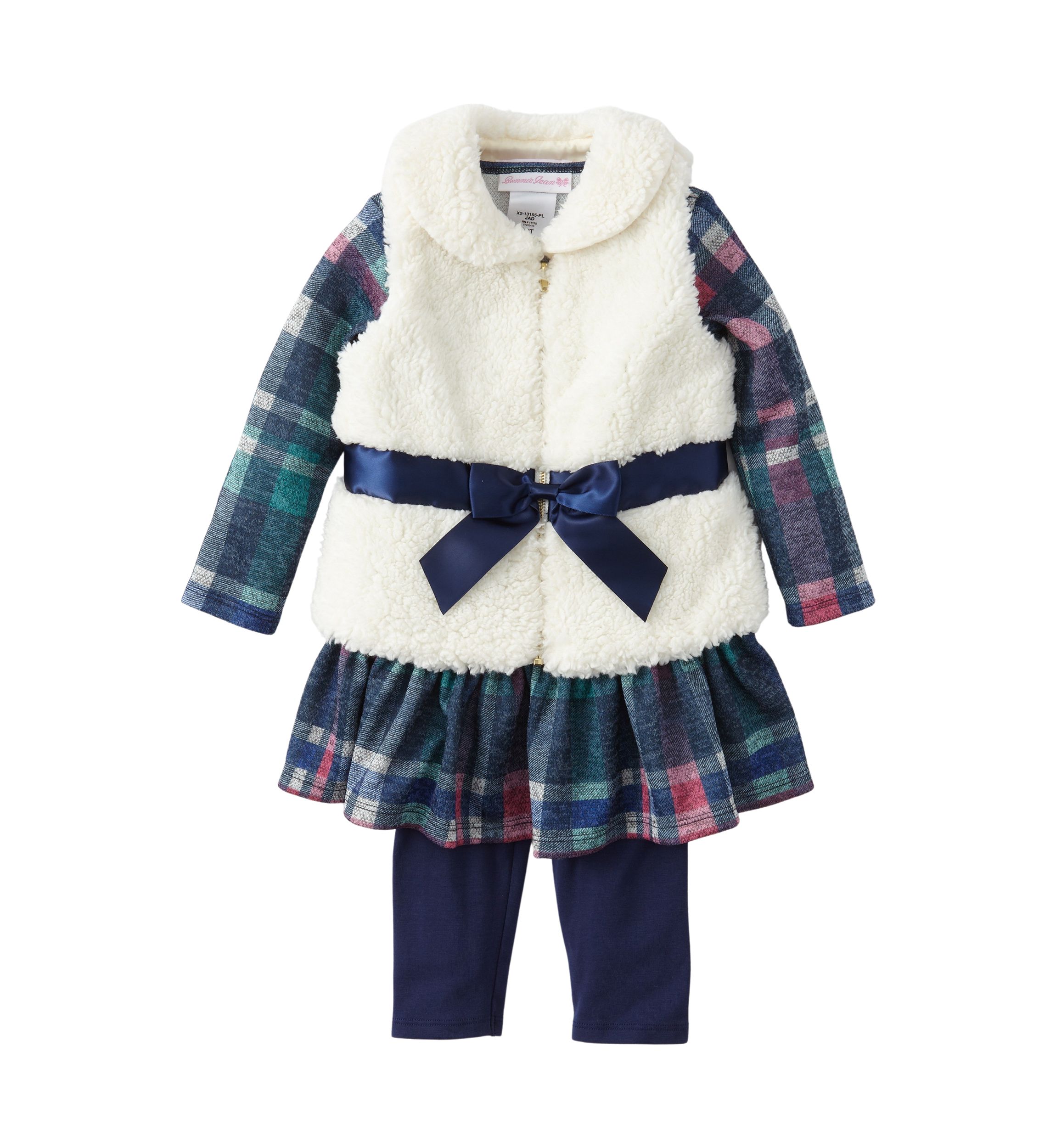 Toddler Girls 3 Piece Vest Set