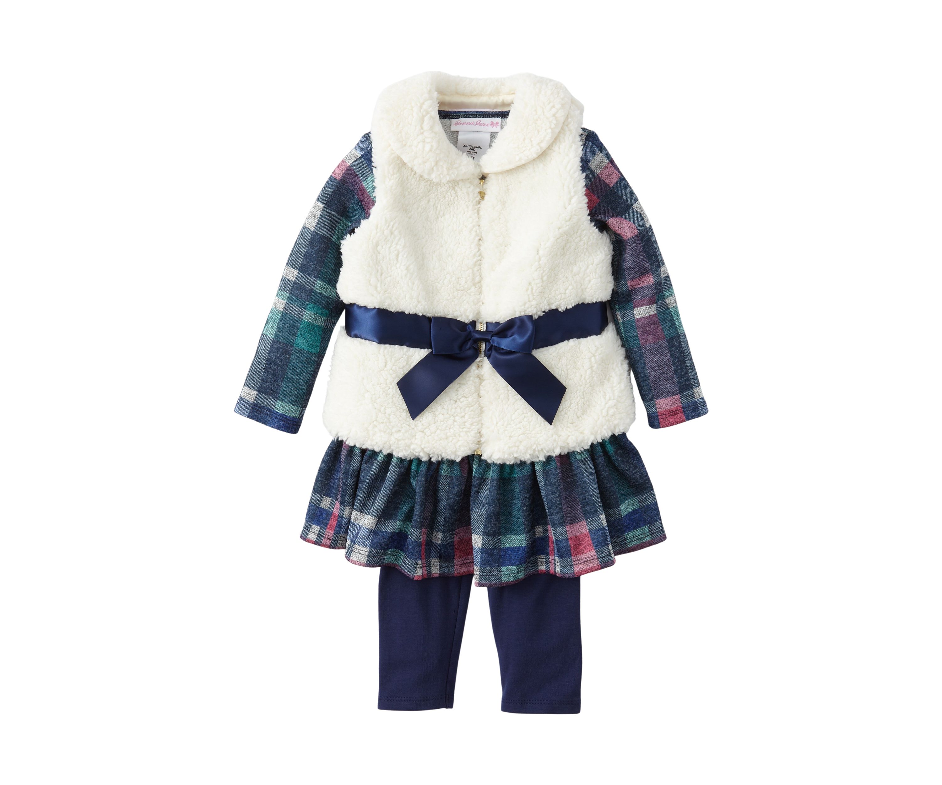 Toddler Girls 3 Piece Vest Set