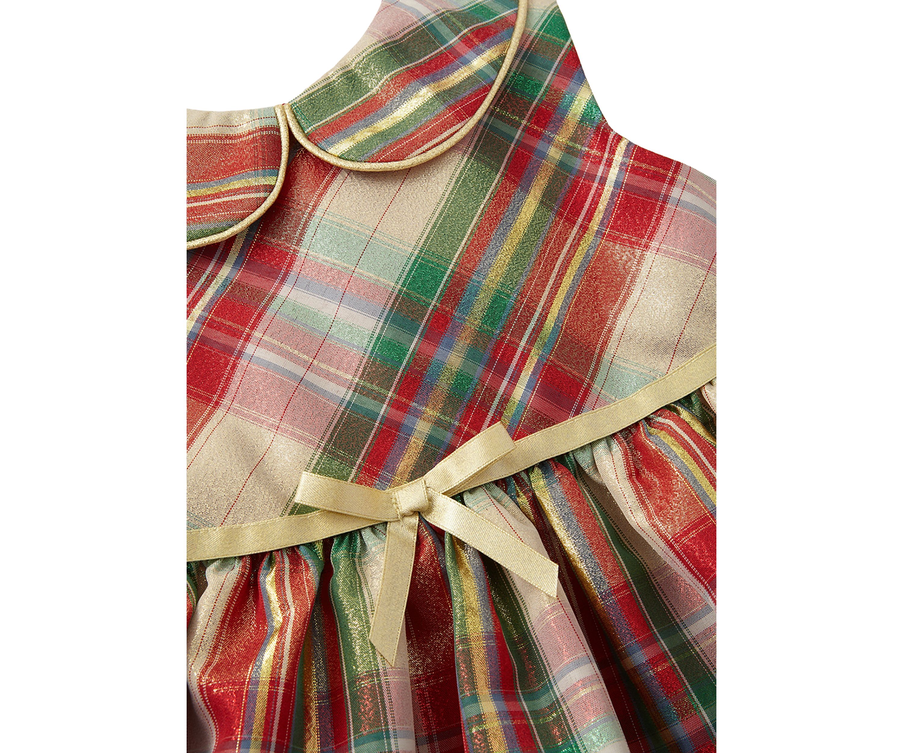 Toddler Girls Plaid Dress with Coat