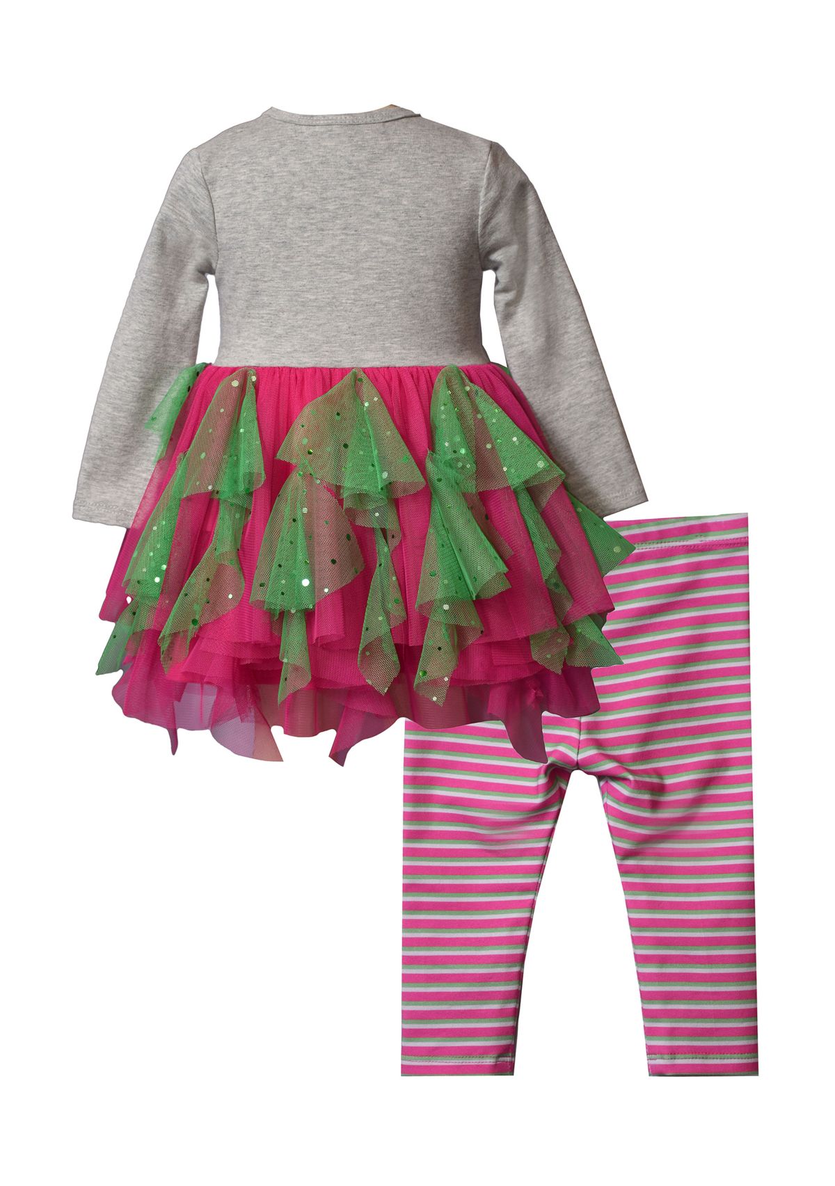 Toddler Girls Long Sleeve and Legging Tree Set