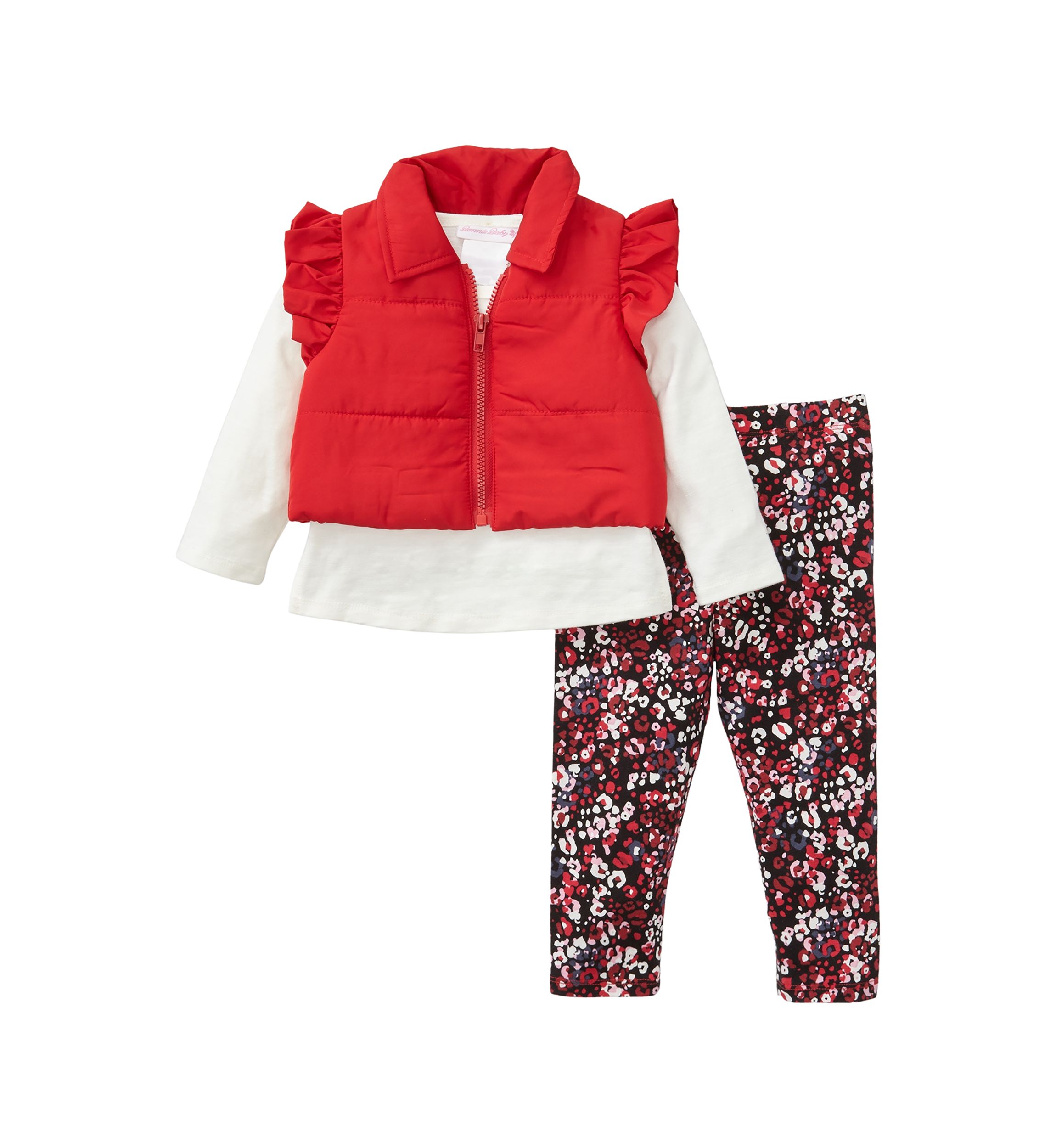 Baby Girls 3 Piece Vest Set
