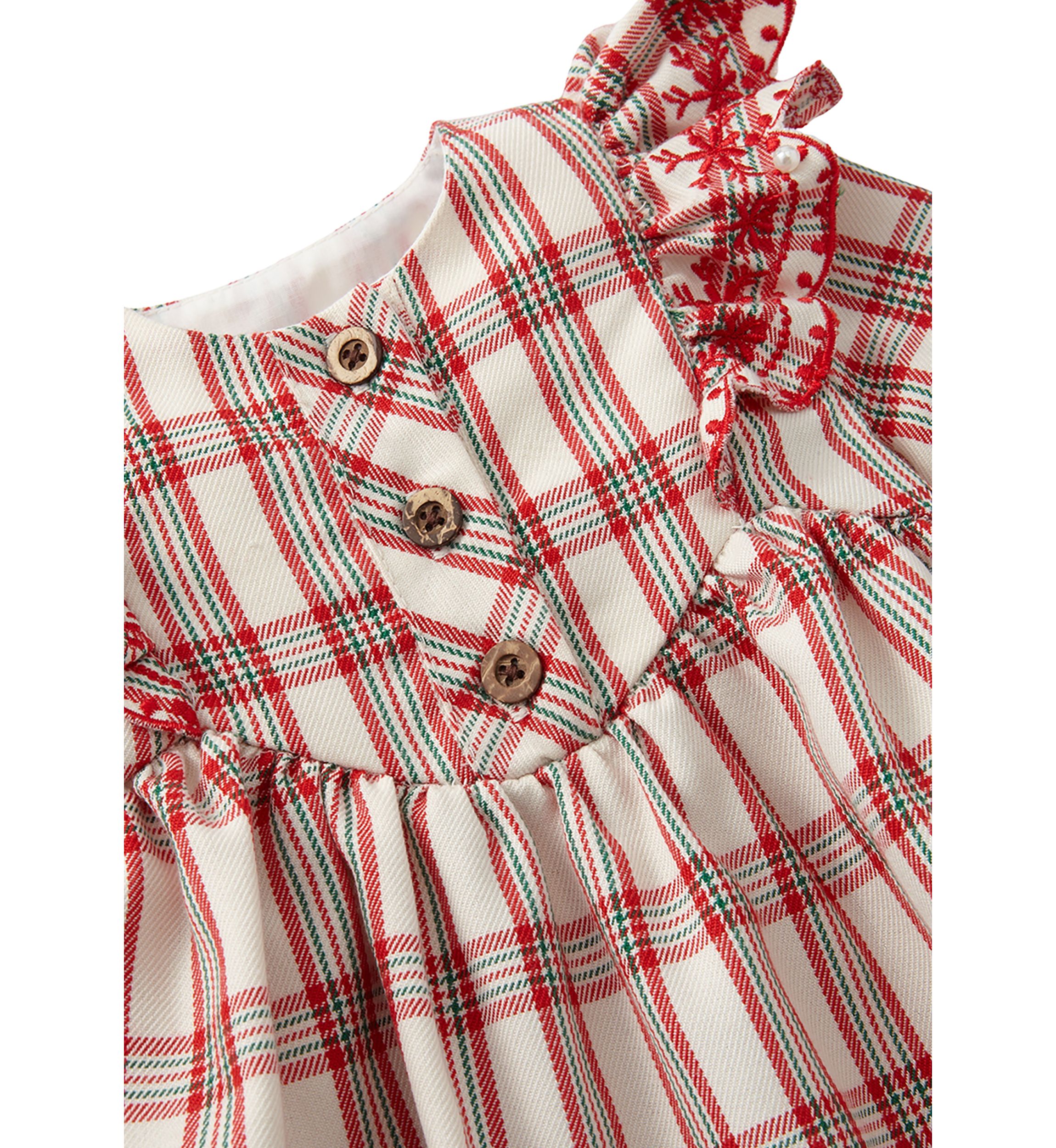 Baby Girls Long Sleeve Plaid 2 Piece Set