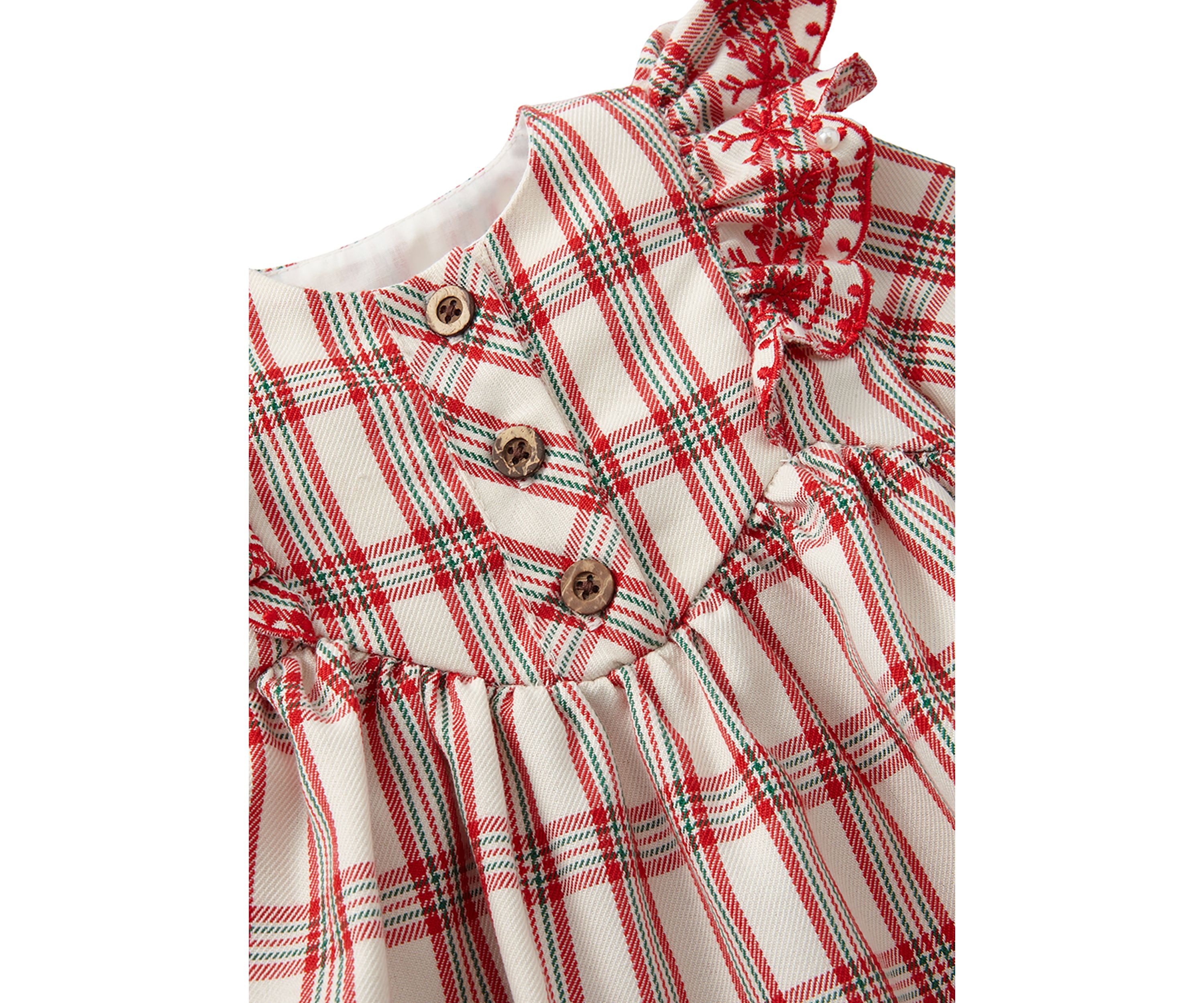Baby Girls Long Sleeve Plaid 2 Piece Set