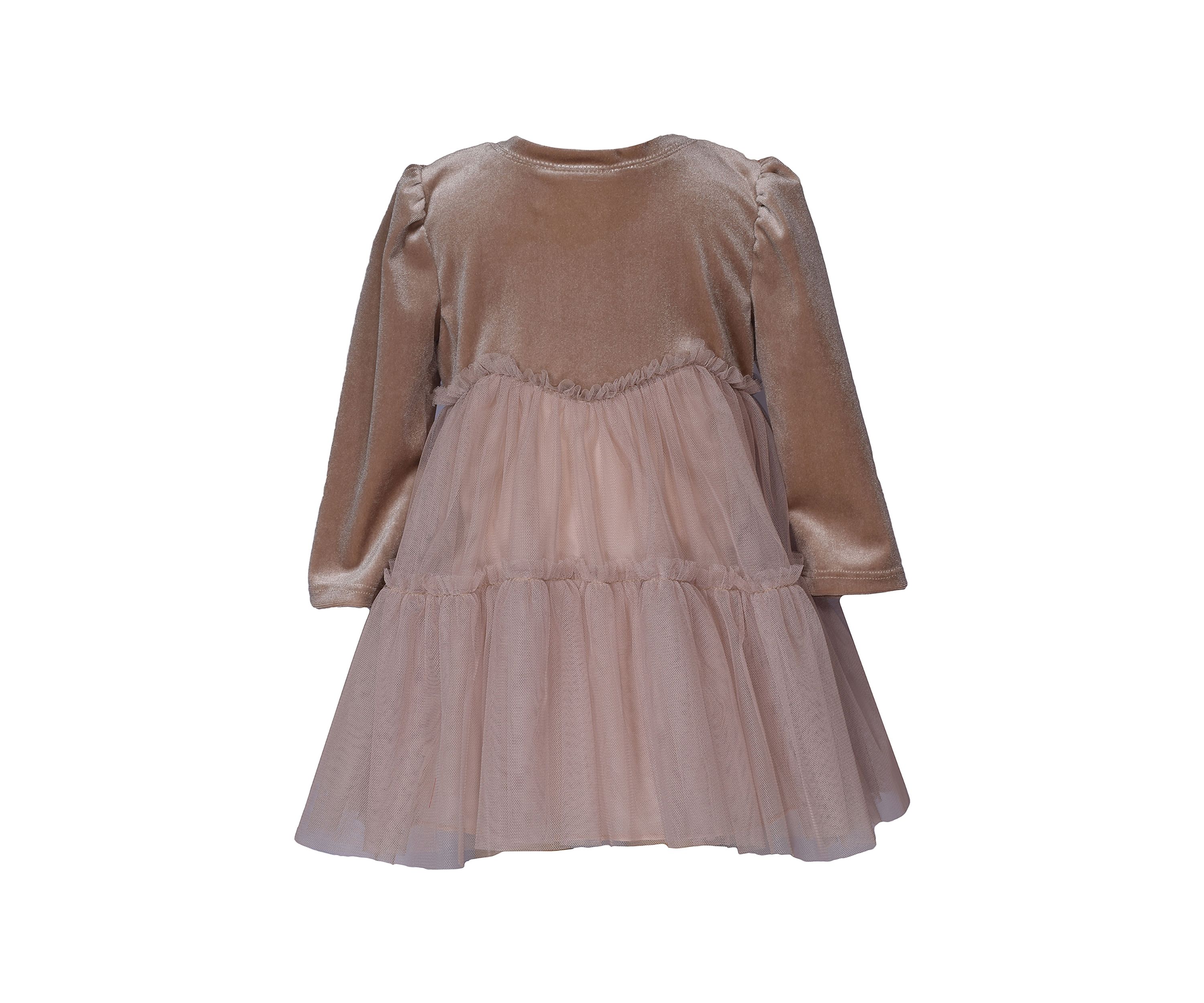 Baby Girls Velvet Mesh Dress