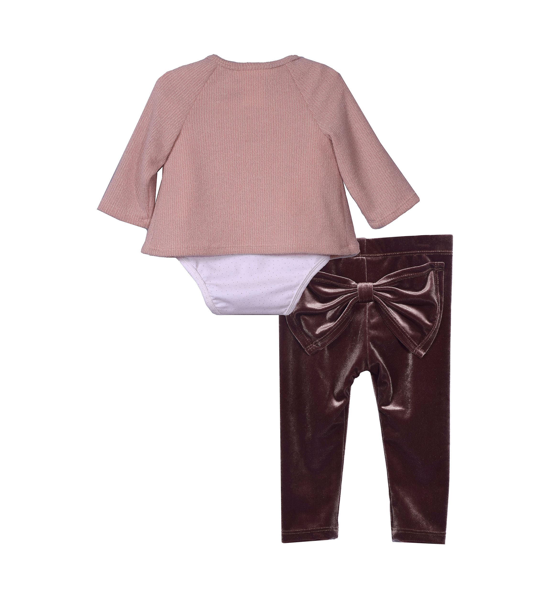 Baby Girls 4 Piece Velvet Take Me Home Set