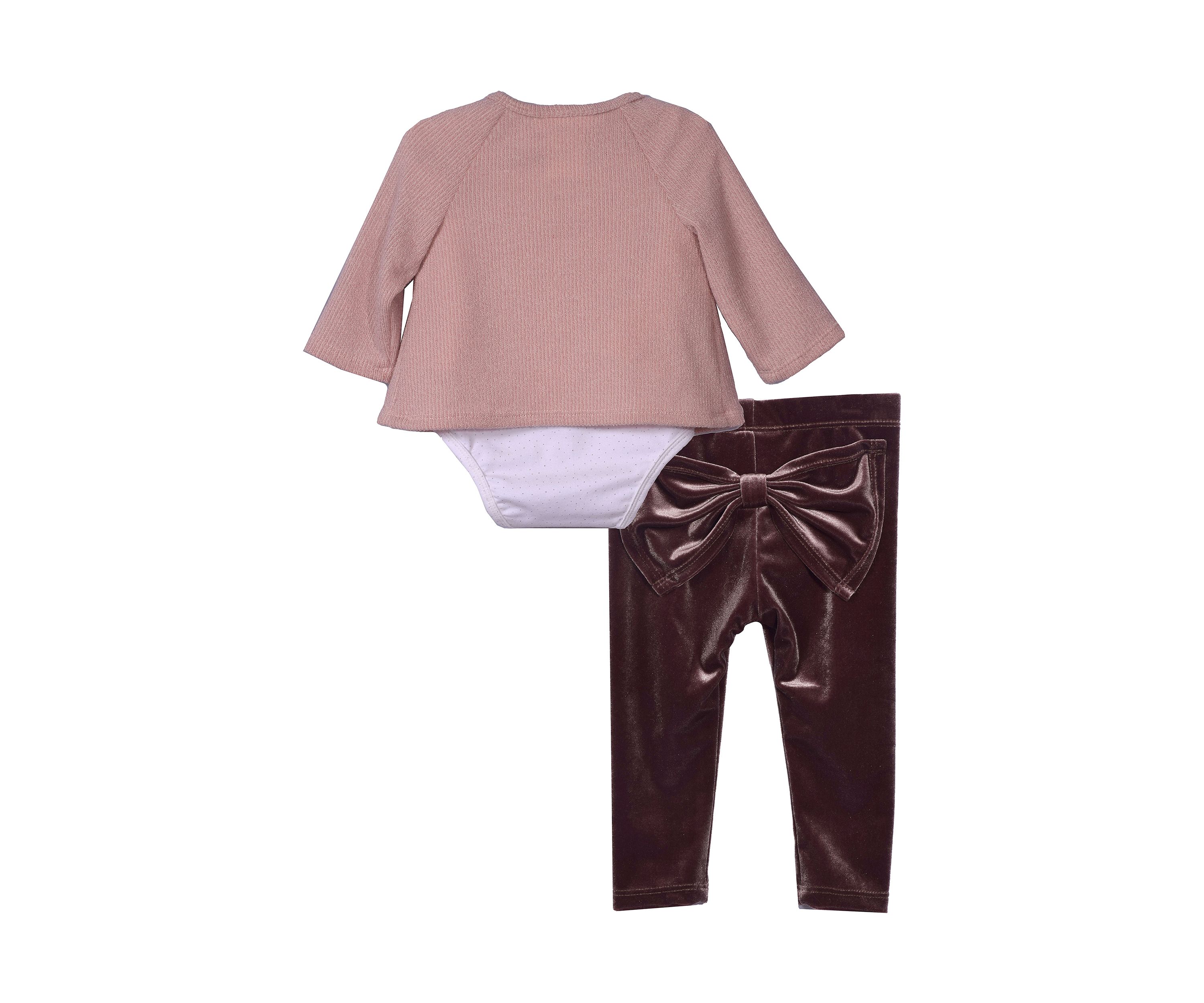 Baby Girls 4 Piece Velvet Take Me Home Set