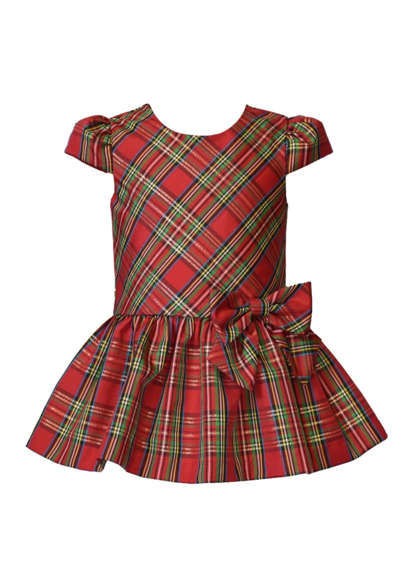 Baby Girls Plaid Dress with Coat