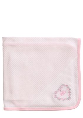 Little Me Baby Girls' Receiving Blanket - Premium Soft Cotton, Essential For Naptime & Playtime