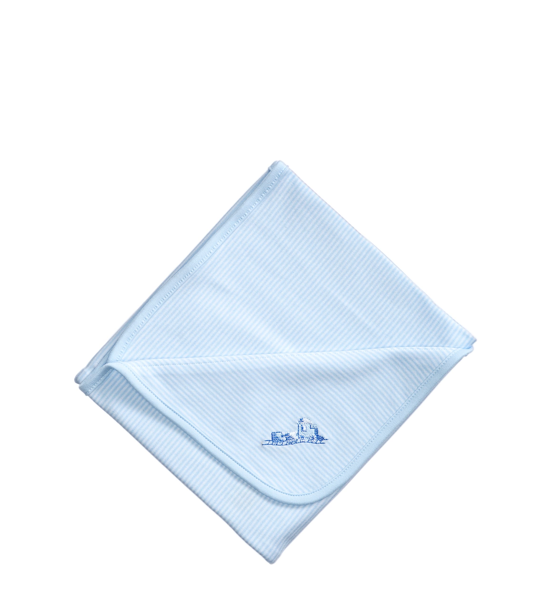 Thank Heaven For Little Boys Reversible Receiving Blanket