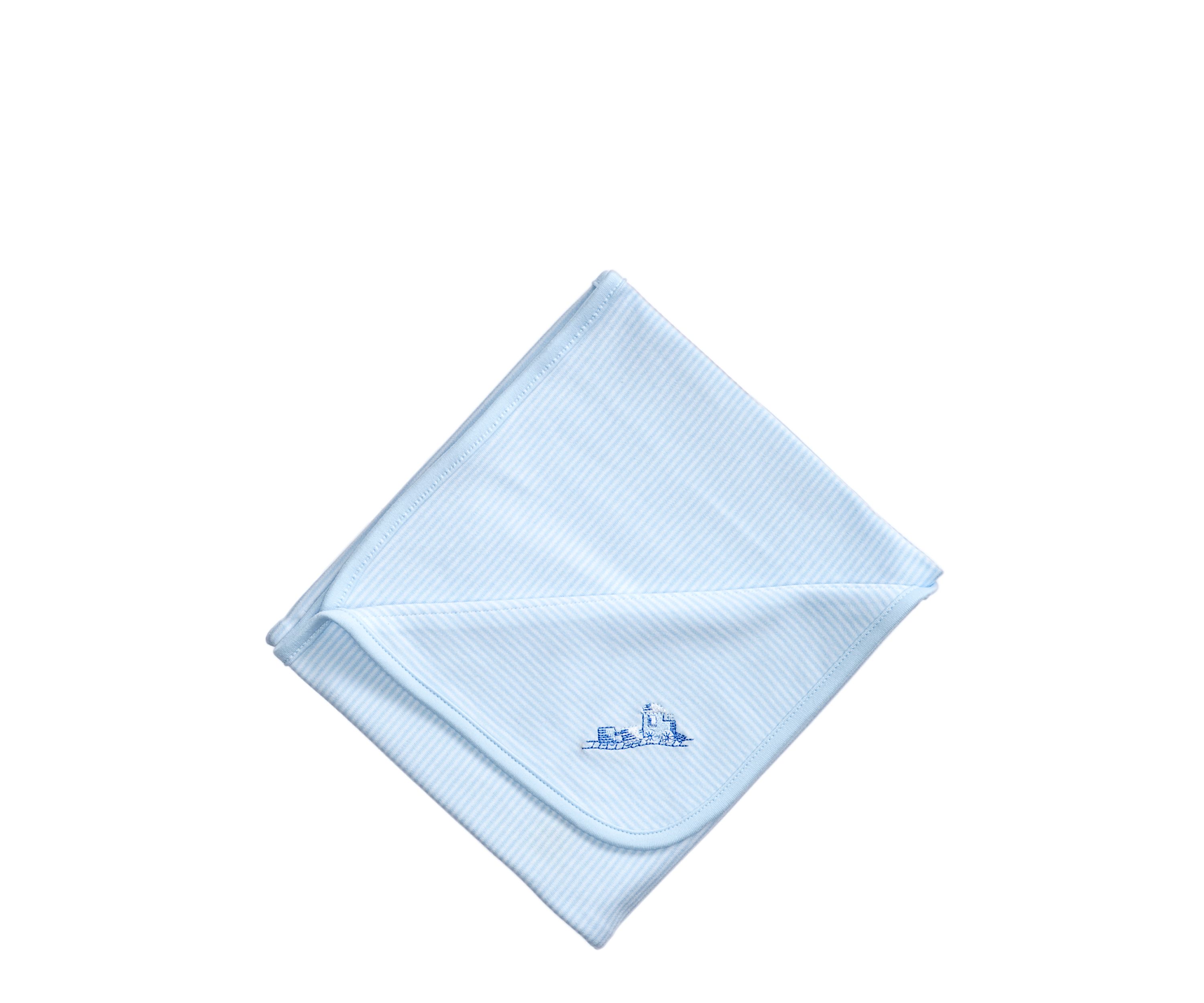 Thank Heaven For Little Boys Reversible Receiving Blanket