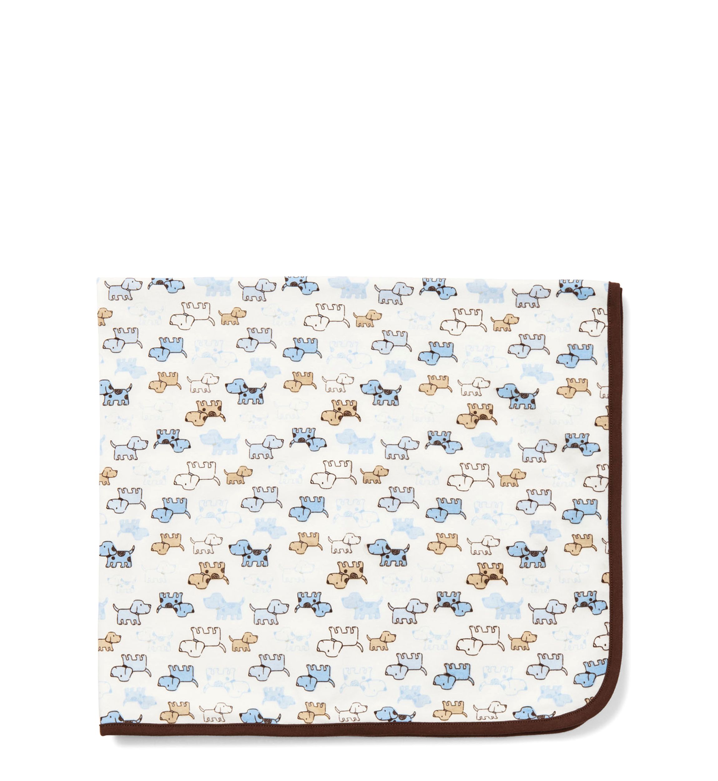 Puppy Print Receiving Blanket