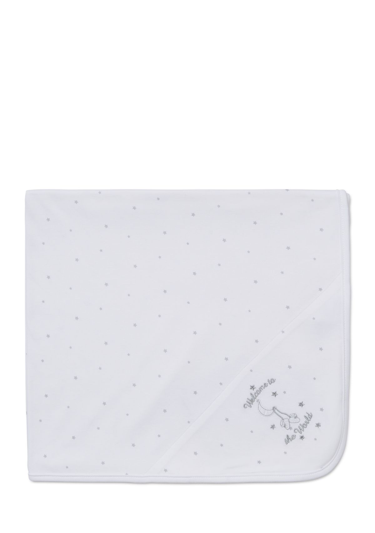 Welcome to the World Receiving Blanket