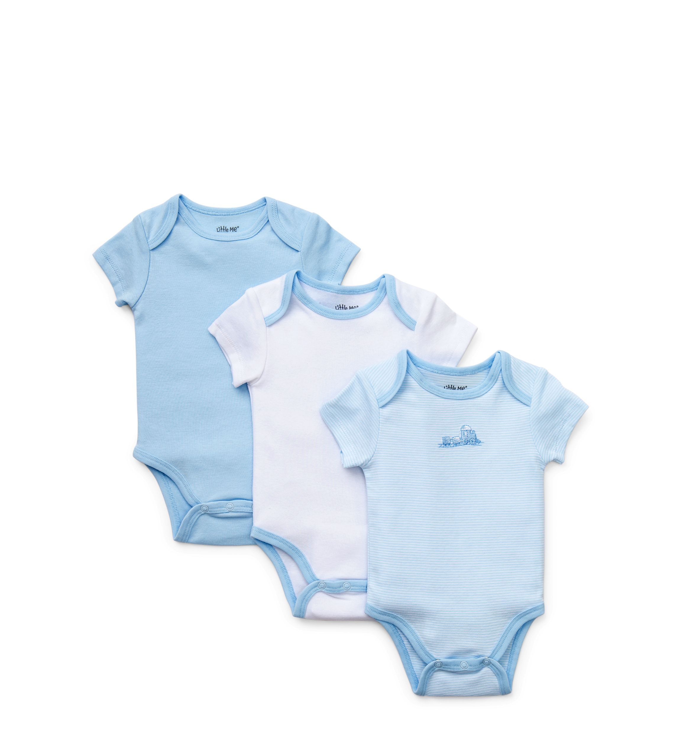 3-Pack Train Bodysuit