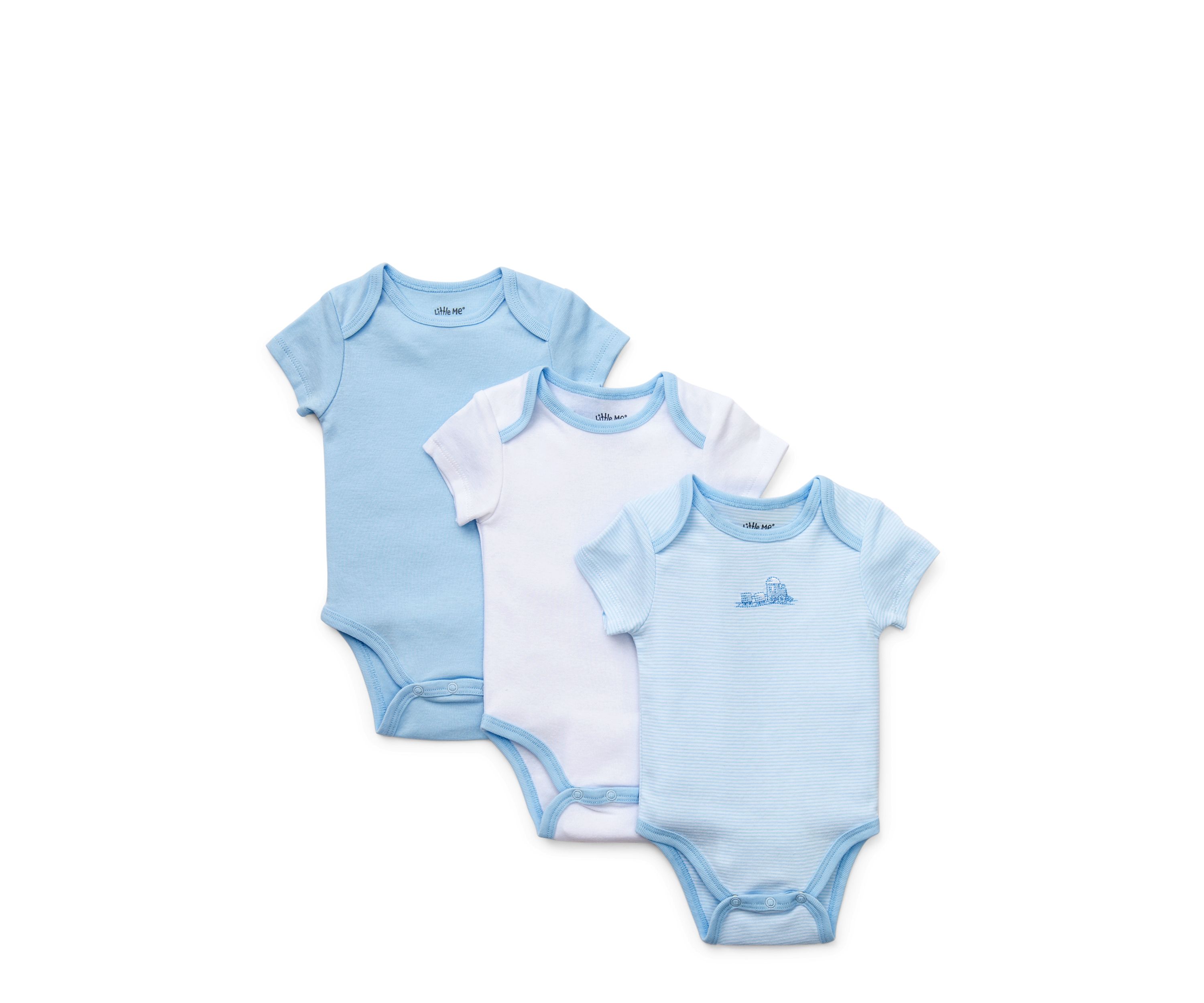 3-Pack Train Bodysuit