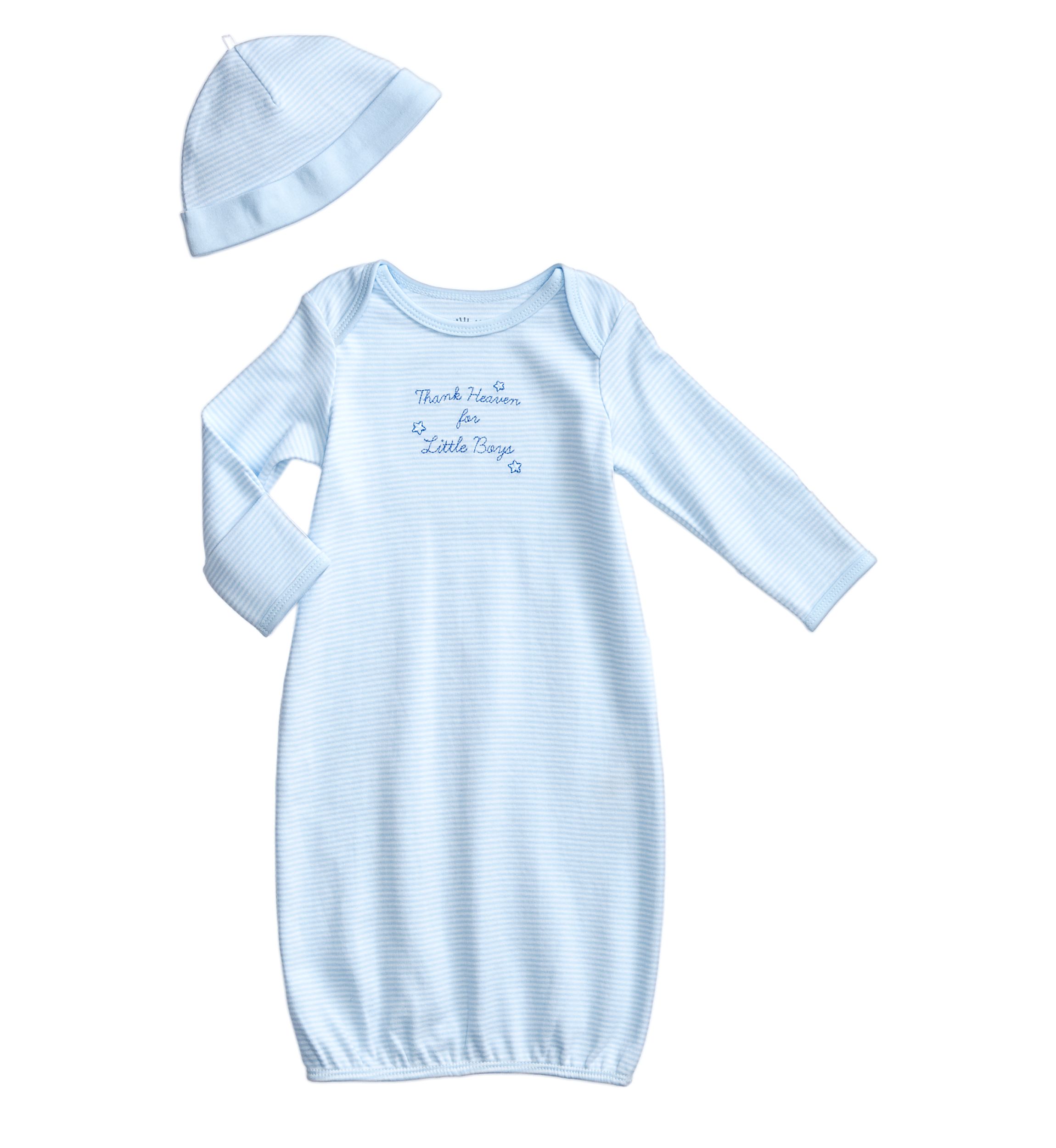 Thank Heaven For Little Boys Gown with Hat