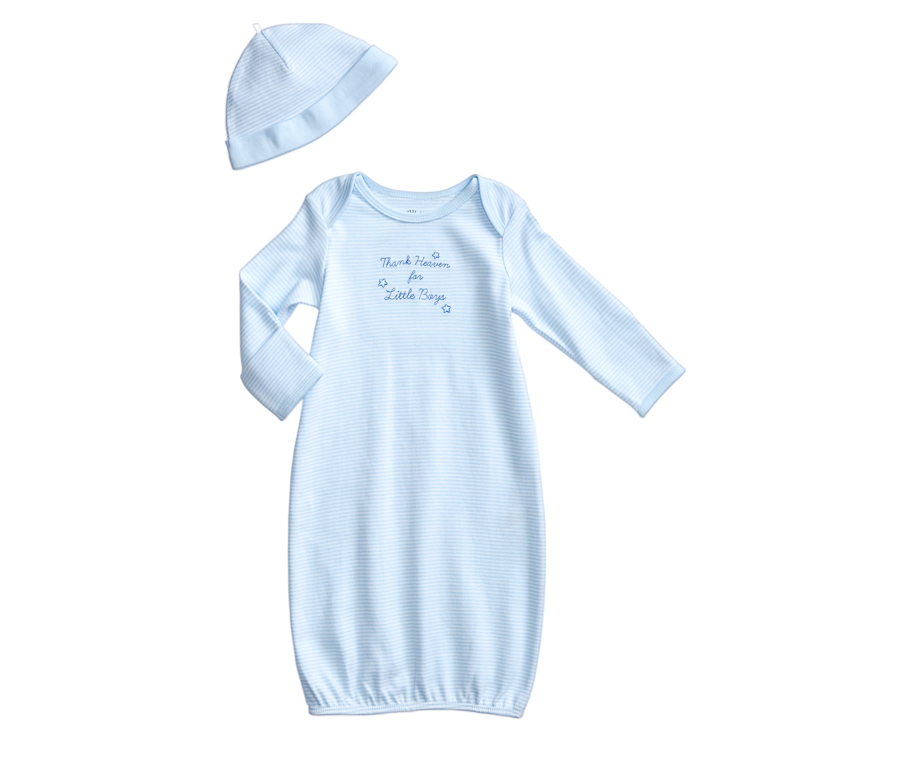 Thank Heaven For Little Boys Gown with Hat