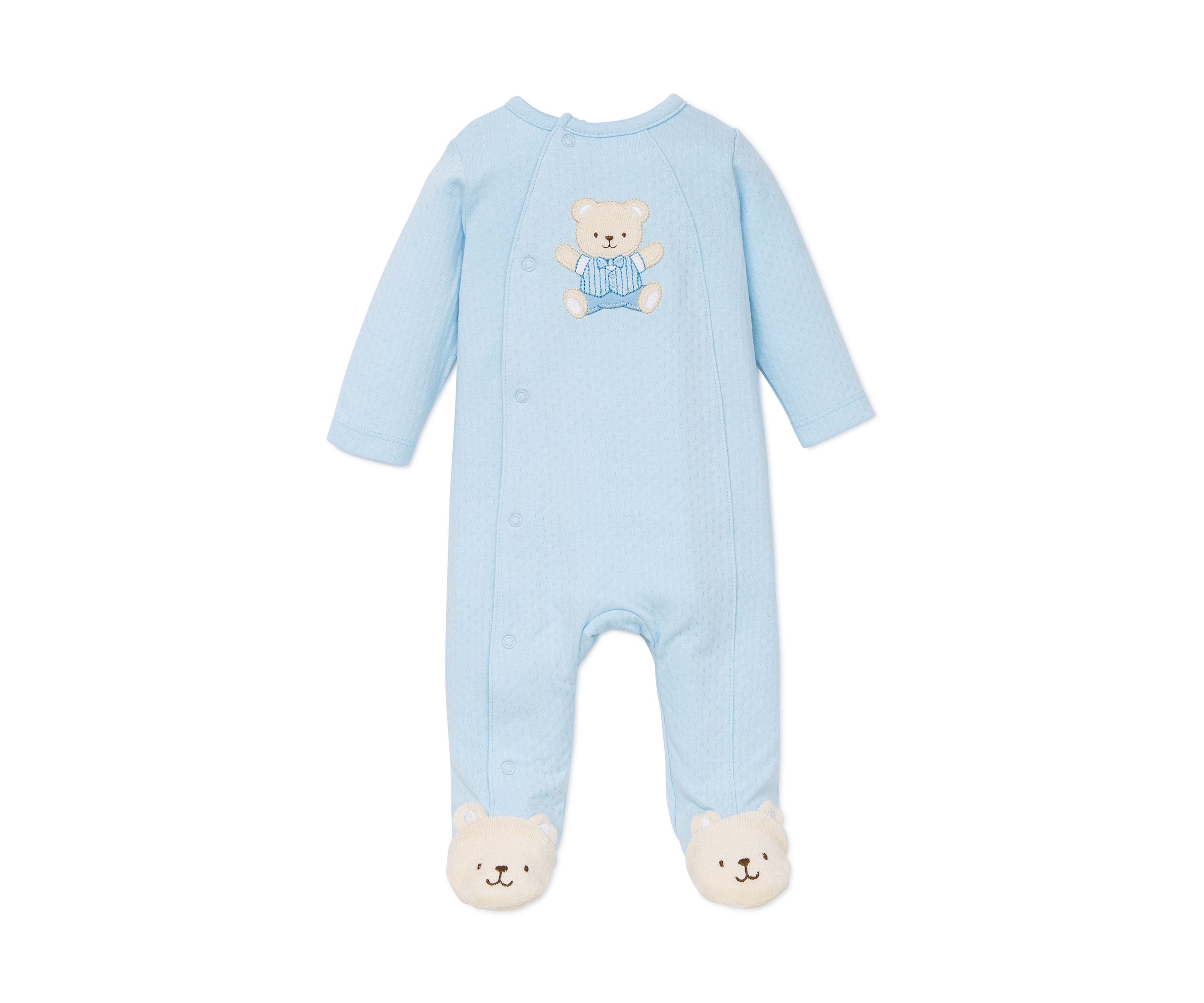 Baby Boys Cute Bear Footie Pajamas
