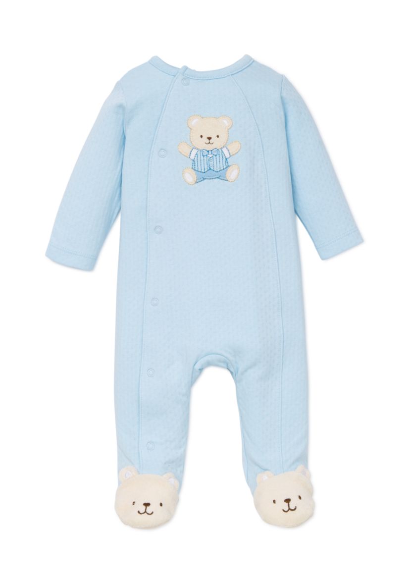 Baby Boys Cute Bear Footie Pajamas