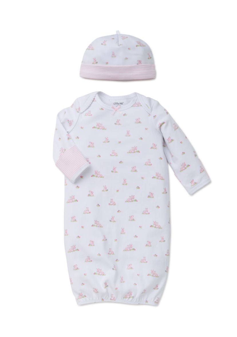2-Piece Bunny Gown and Hat Set
