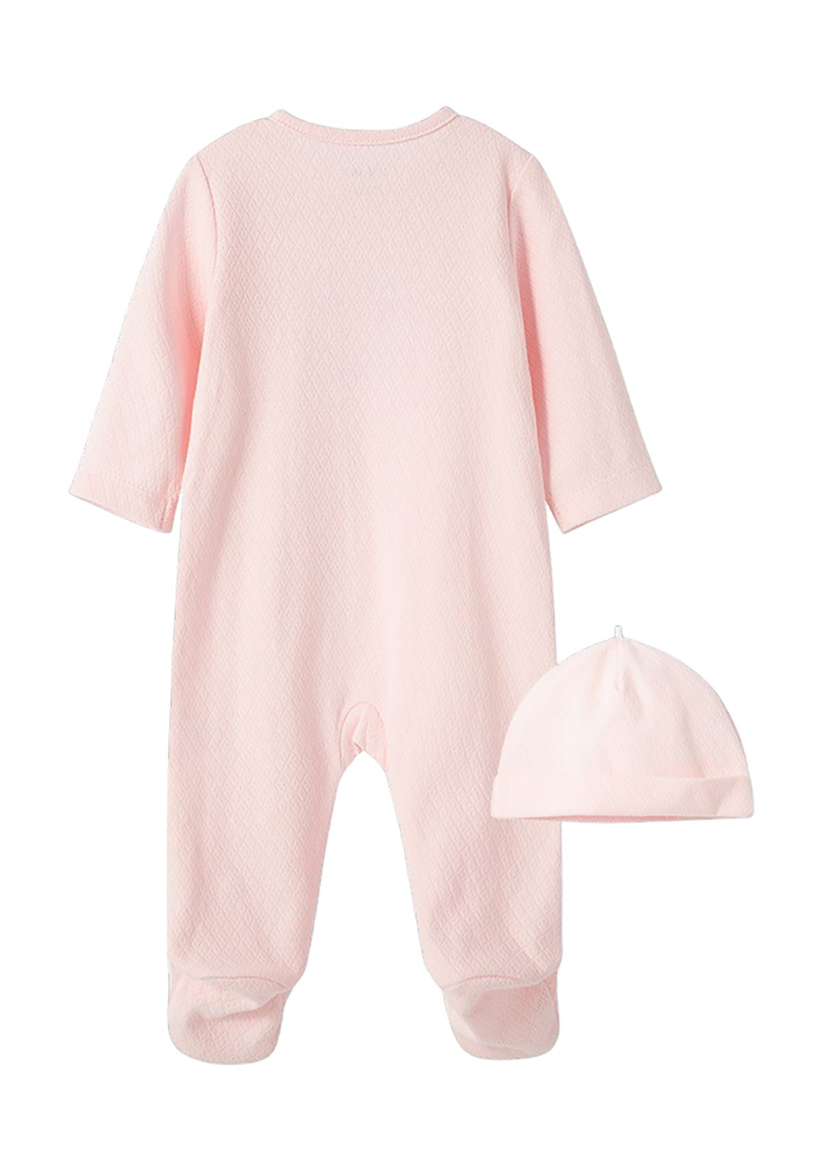 Baby Girls Footie and Cap Set 