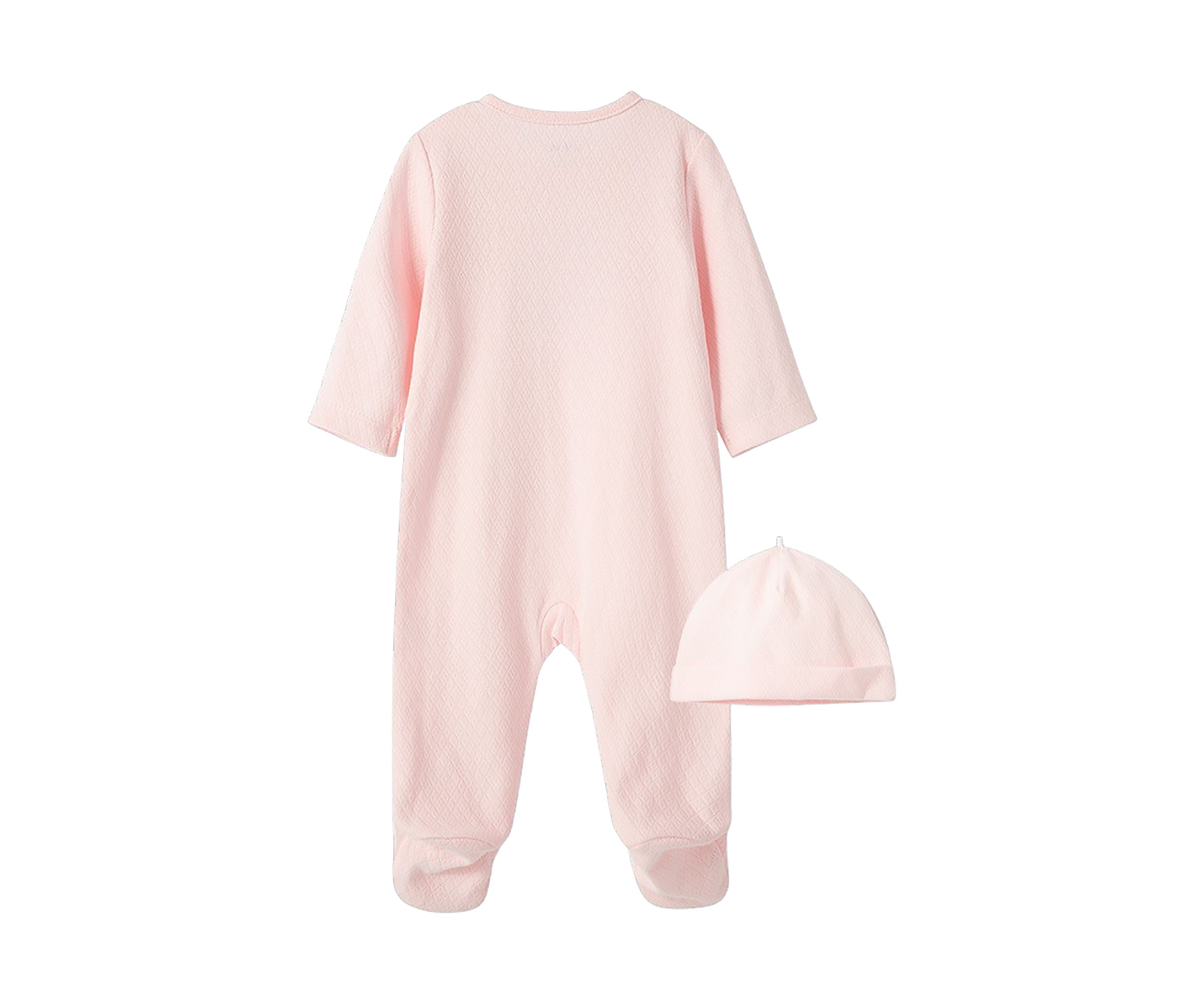 Baby Girls Footie and Cap Set 