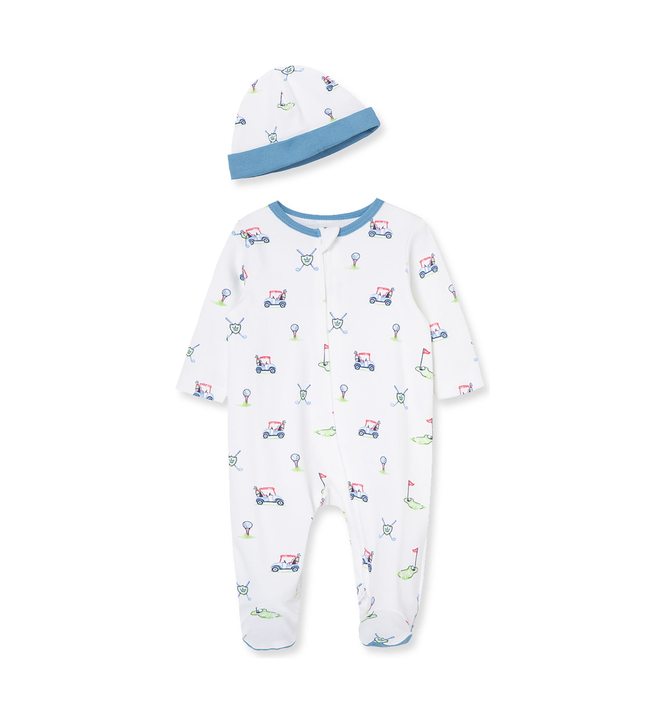 Baby Boys Golf Club Footie with Hat