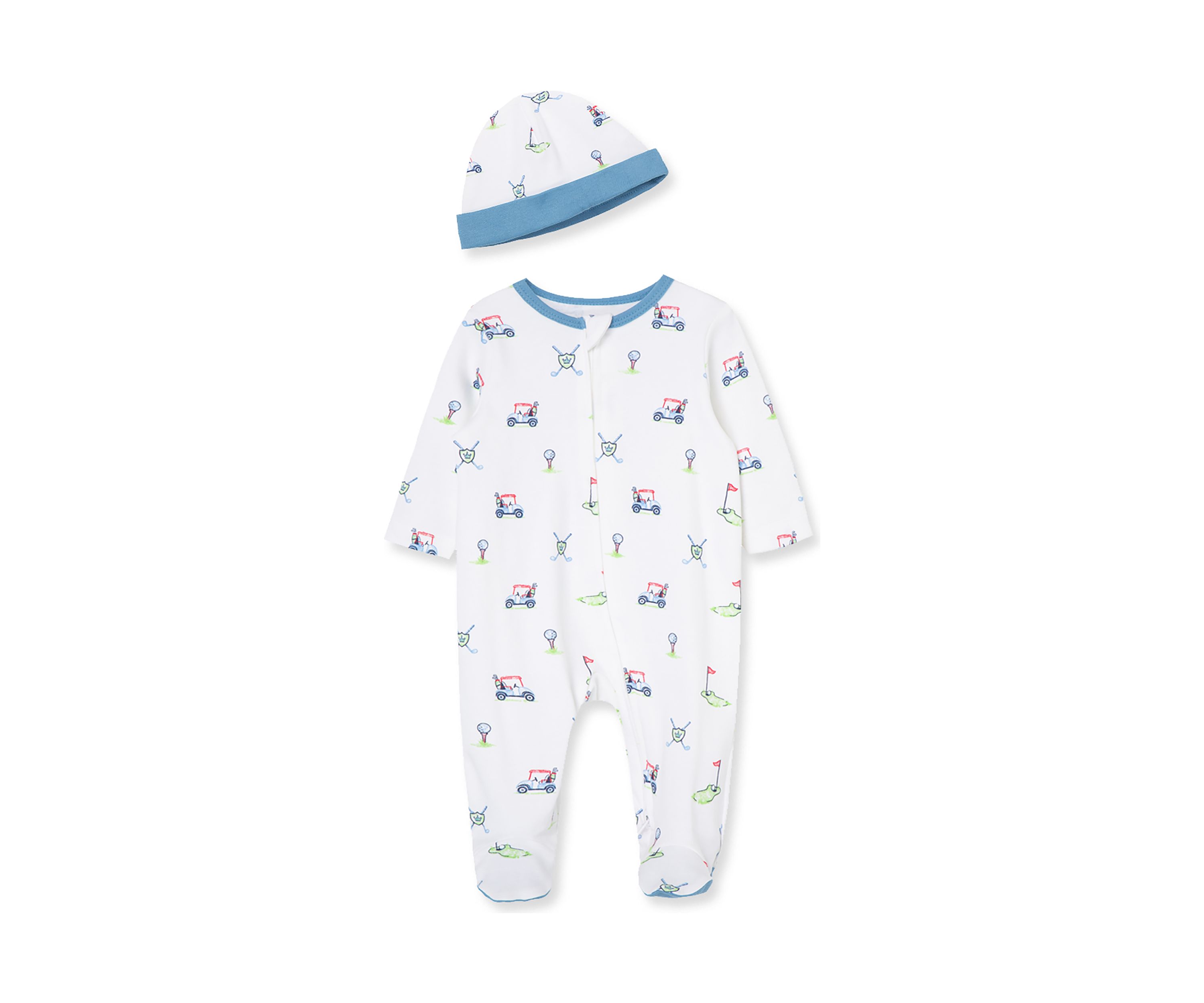 Baby Boys Golf Club Footie with Hat
