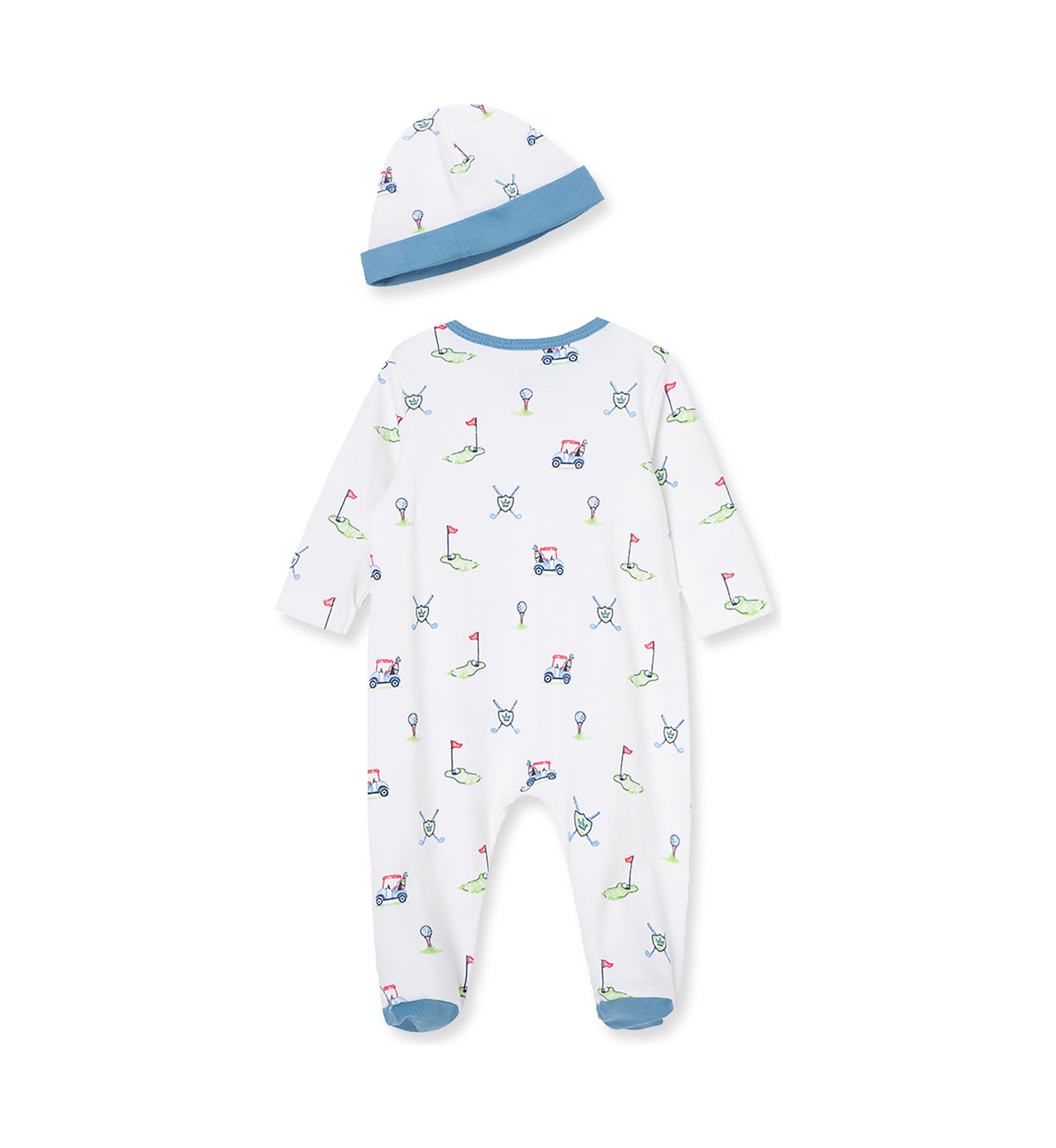 Baby Boys Golf Club Footie with Hat