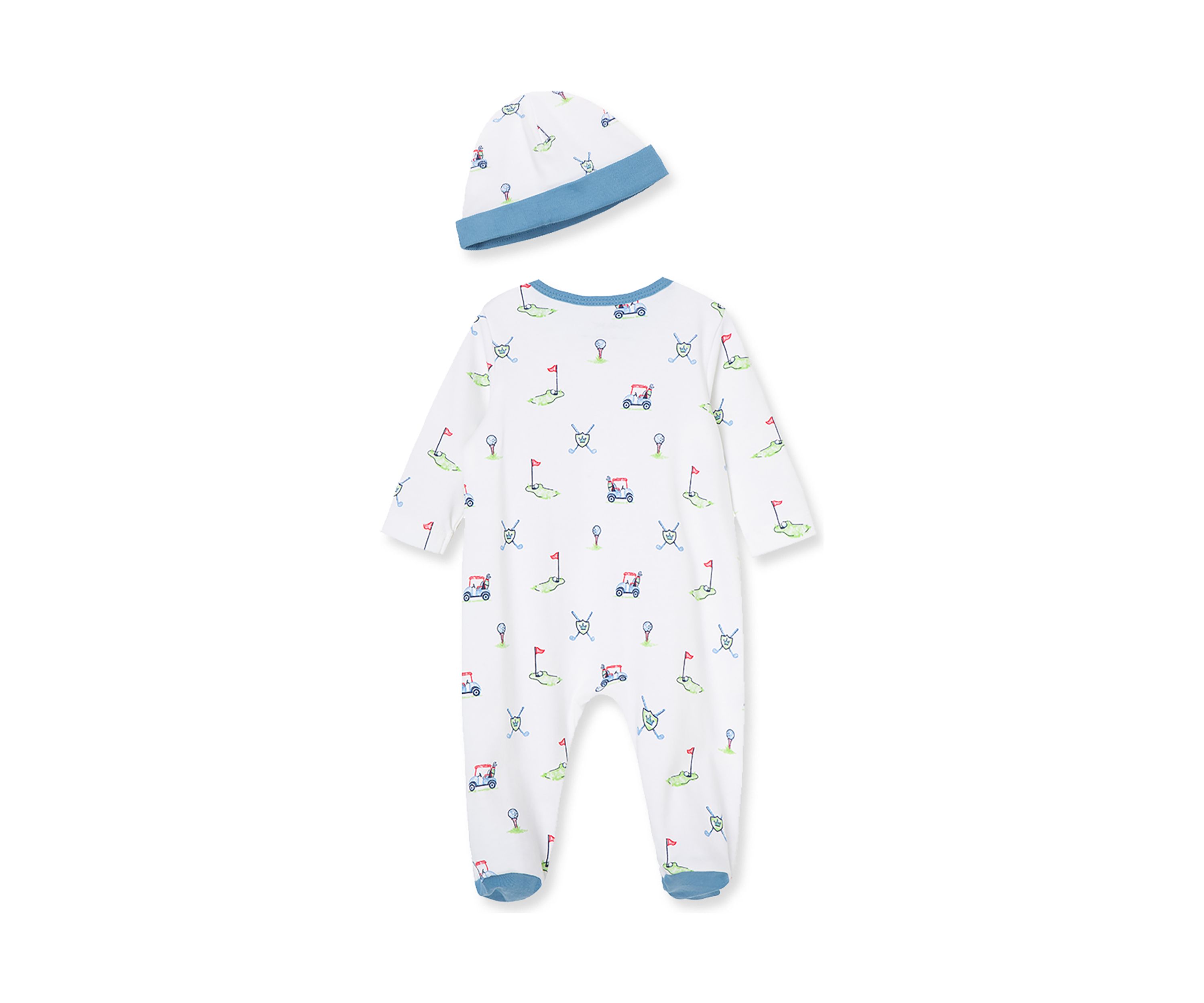 Baby Boys Golf Club Footie with Hat
