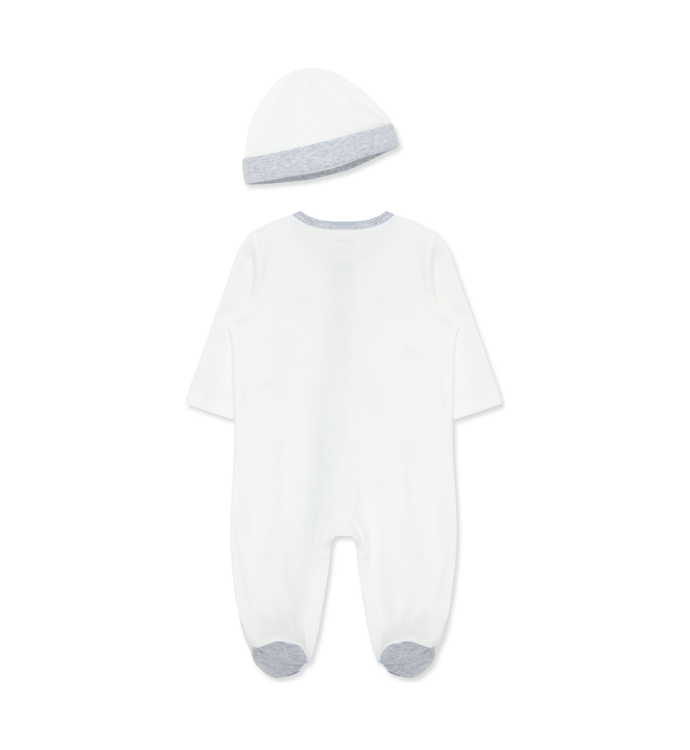 Baby Boys Safari Printed Footie Pajamas with Hat