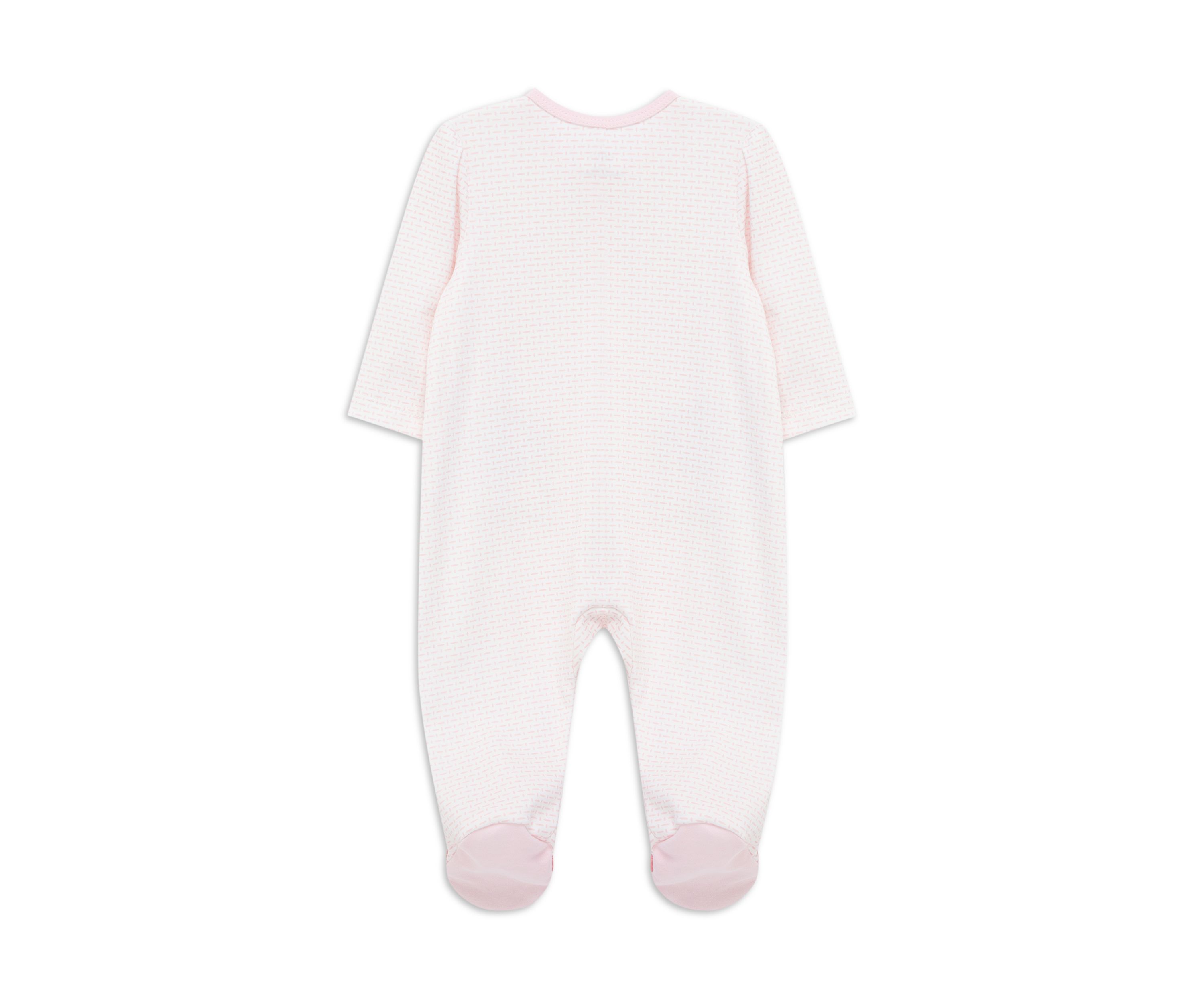 Baby Girls Lovely Pups Footie Pajamas