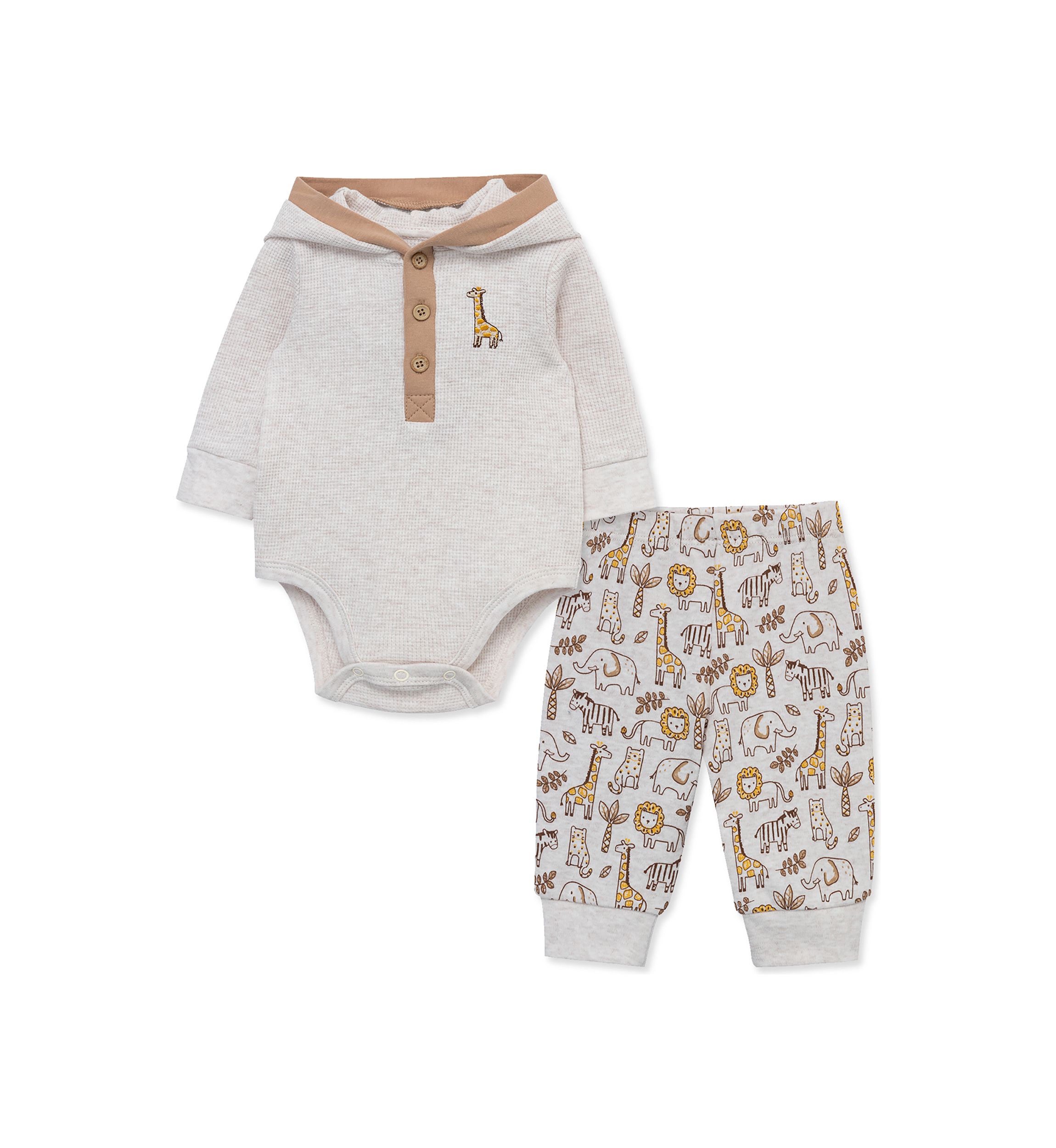 Baby Boys Giraffe Bodysuit Pants Set