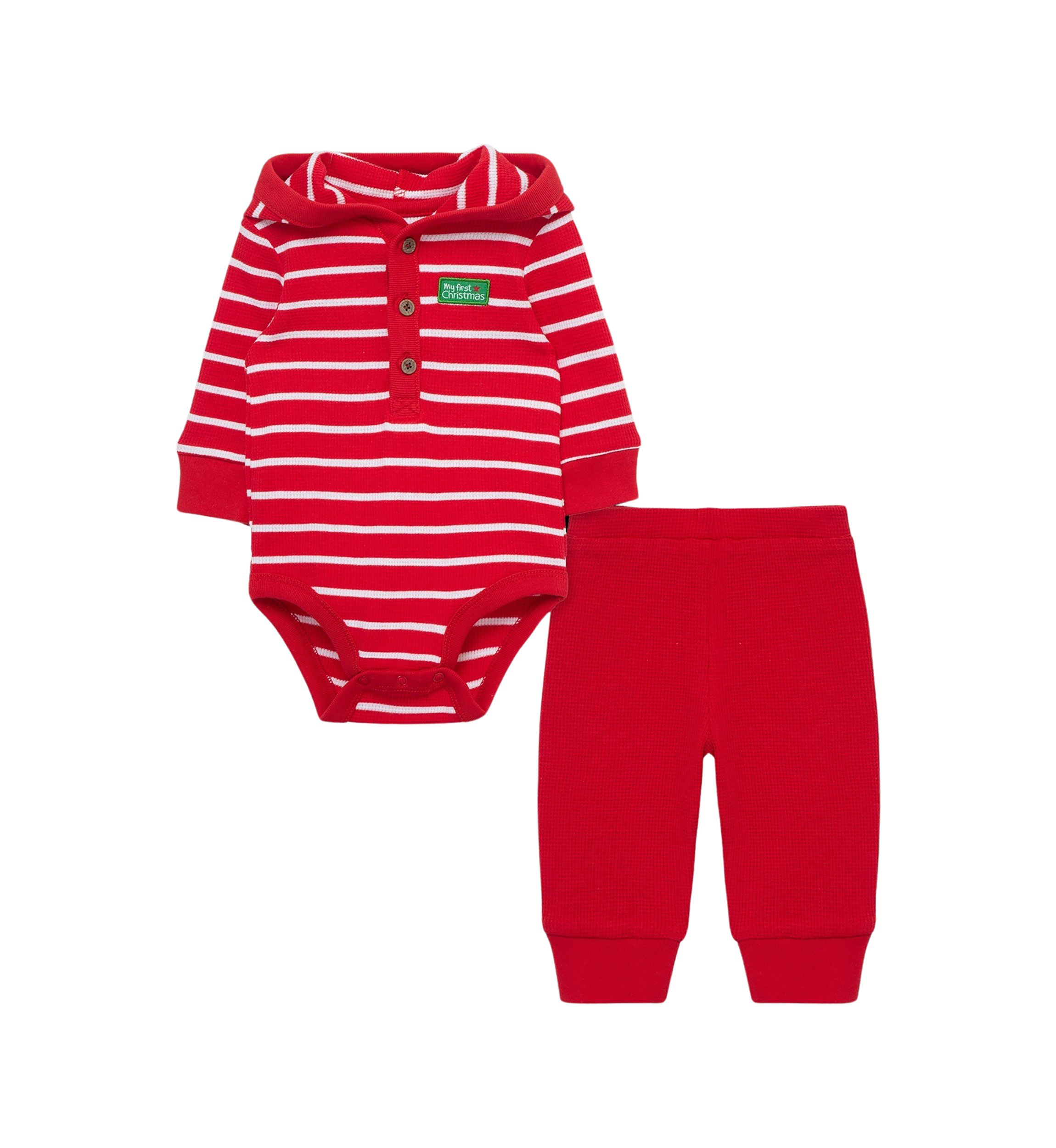 Baby Boys Reindeer Bodysuit Set
