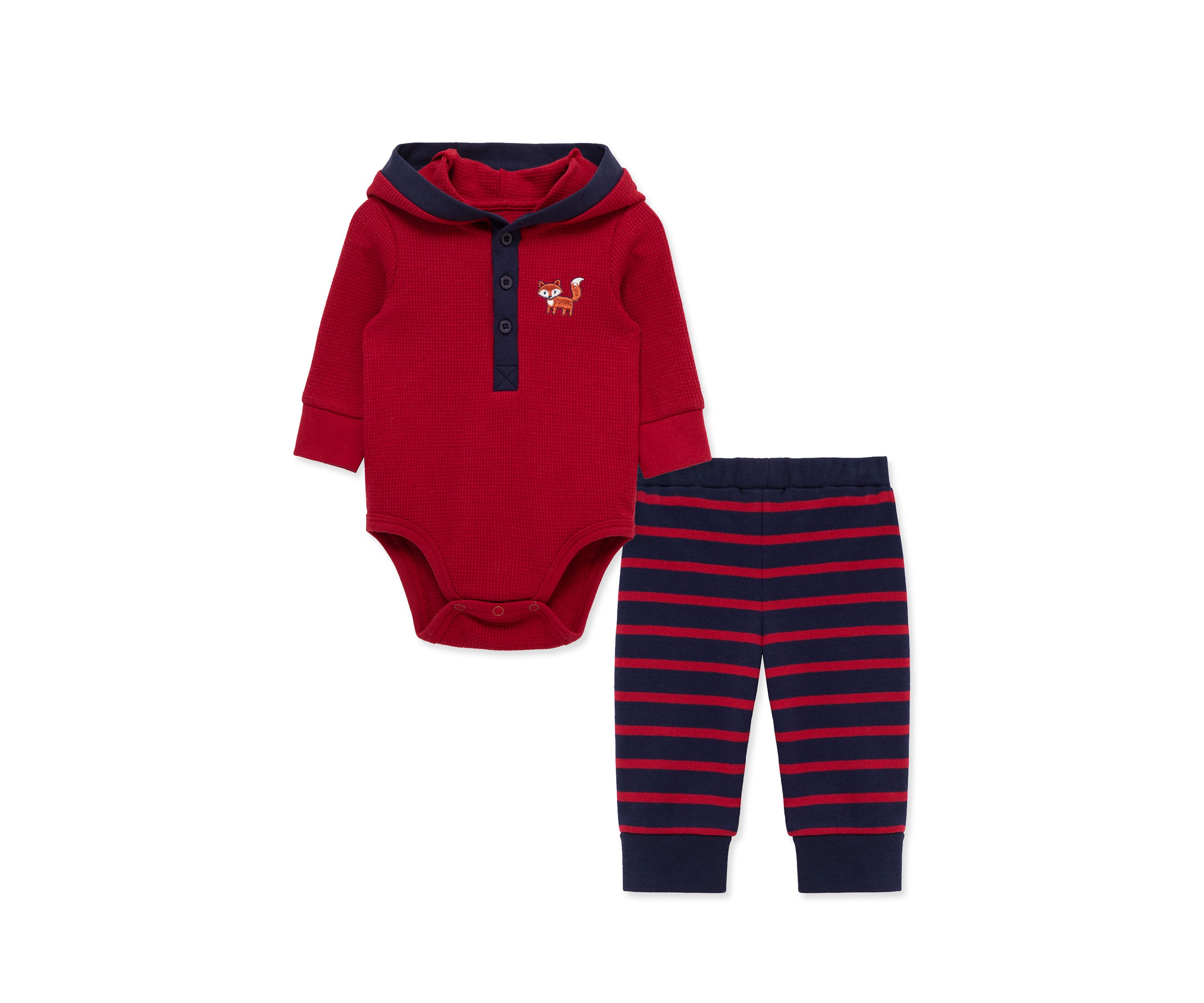 Baby Boys Fox Bodysuit and Pants Set