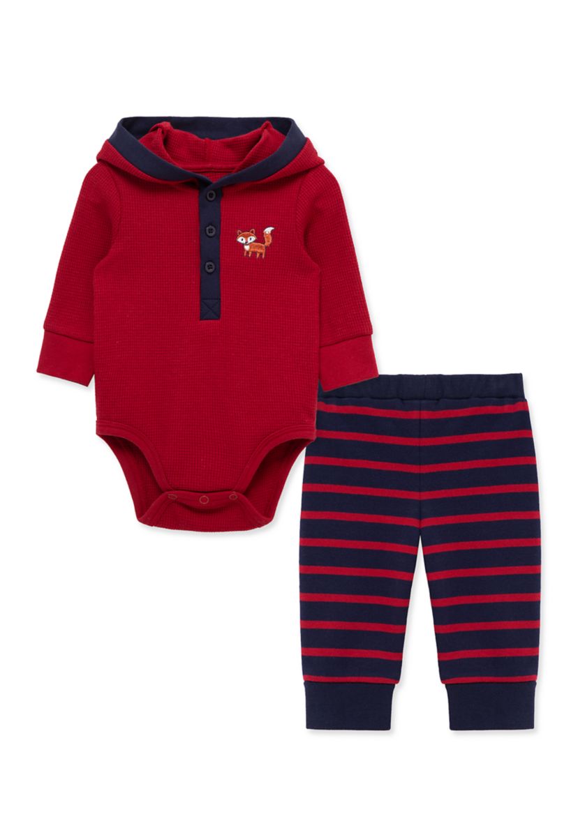 Baby Boys Fox Bodysuit and Pants Set