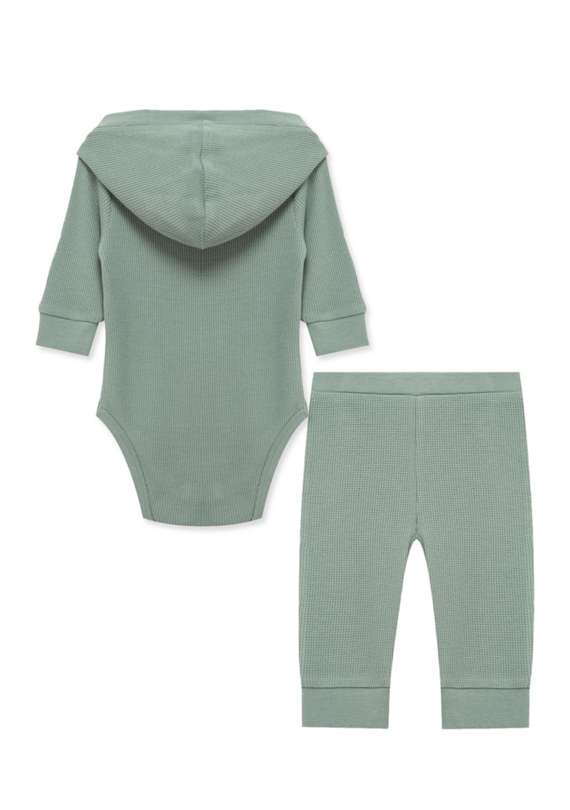 Baby Boys Green Bodysuit Pant Set