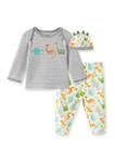 Baby Boys Dino Fun Set with Hat  