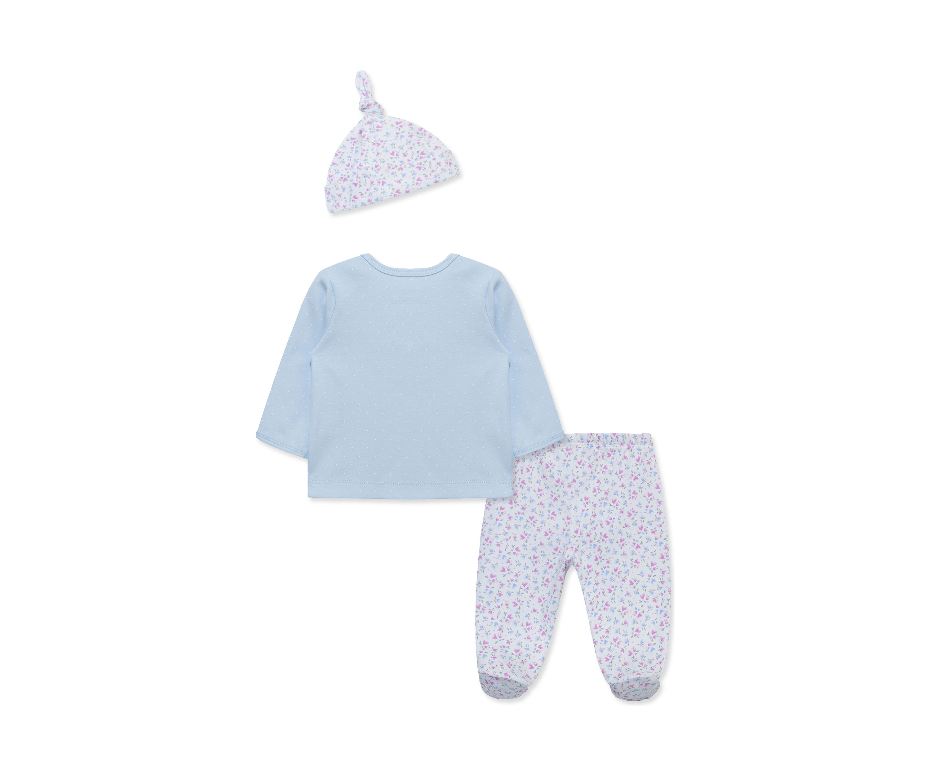 Baby Girls Swan Princess Top Set with Hat