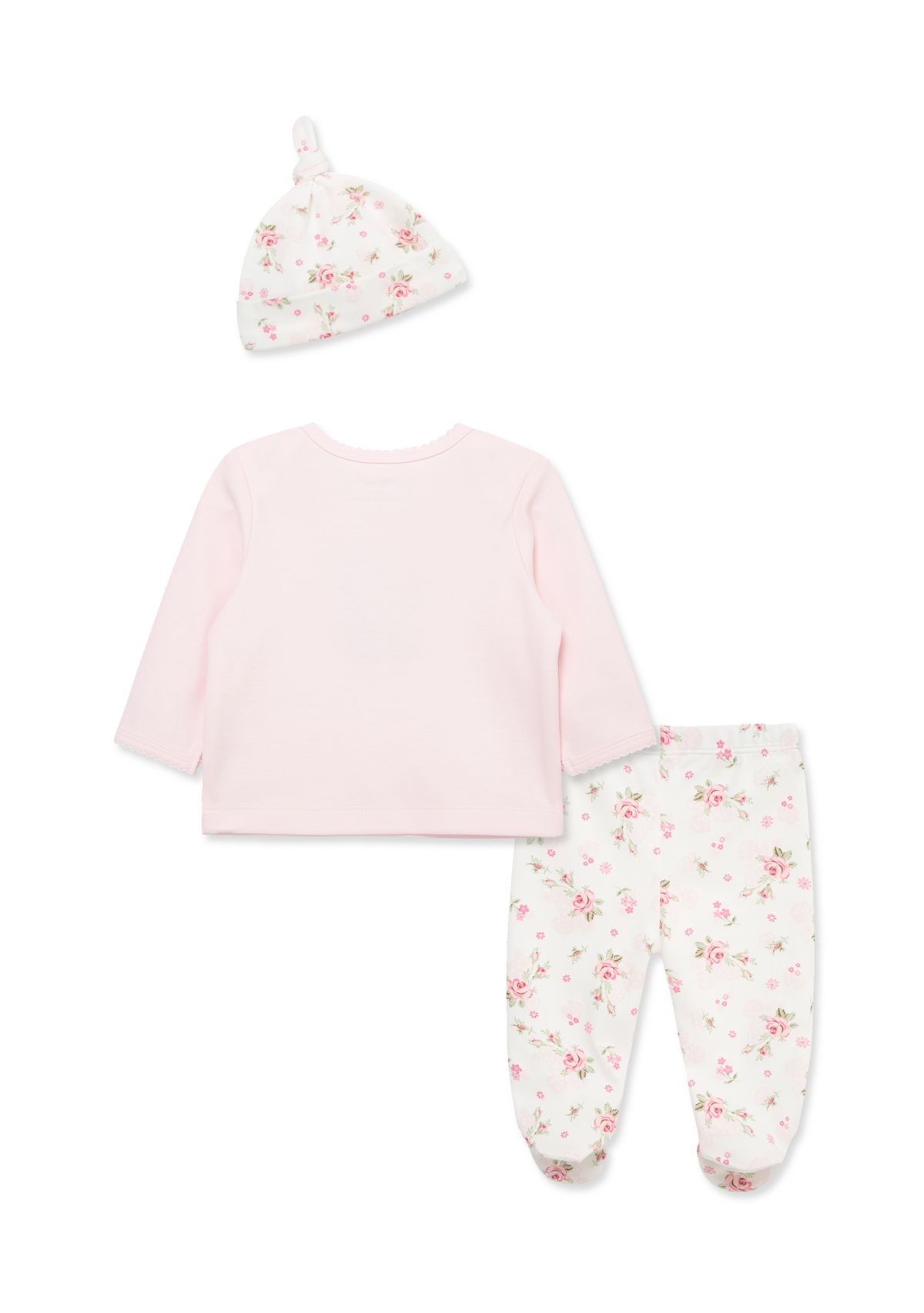 Baby Girls Lace Floral Set with Hat