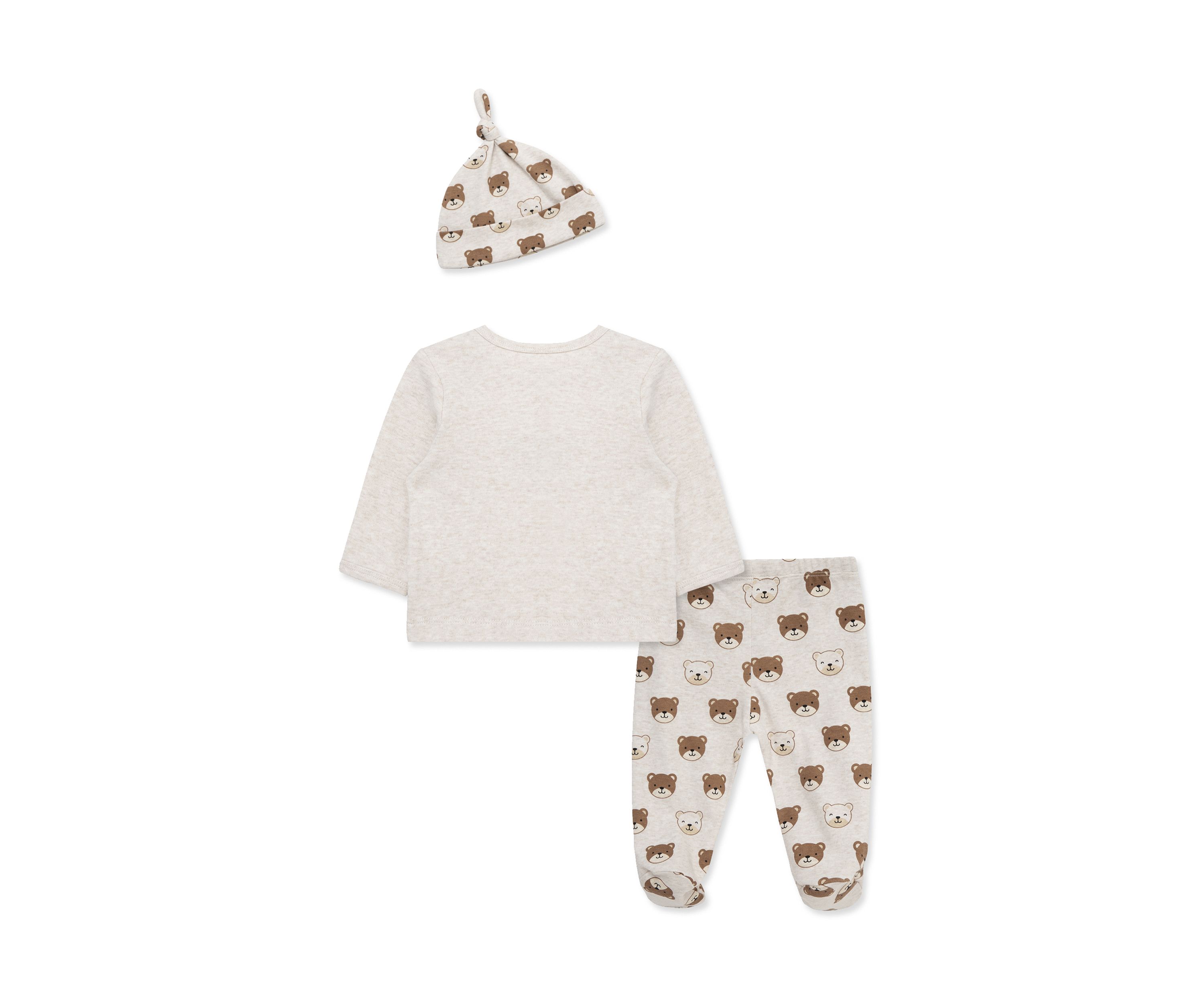 Baby Boys Cute Bear Set with Hat