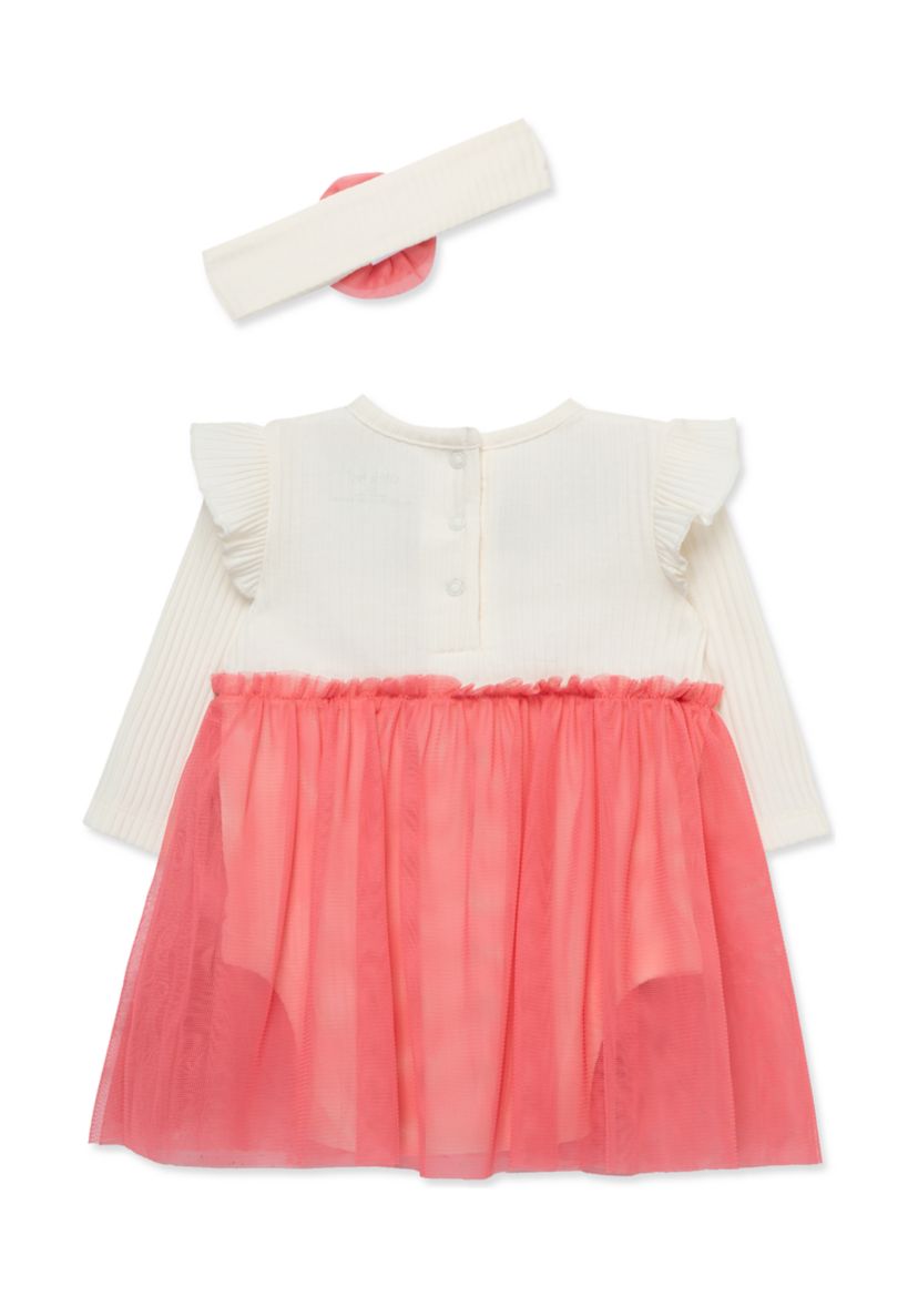 Baby Girls Garland Tutu Bodysuit with Headband