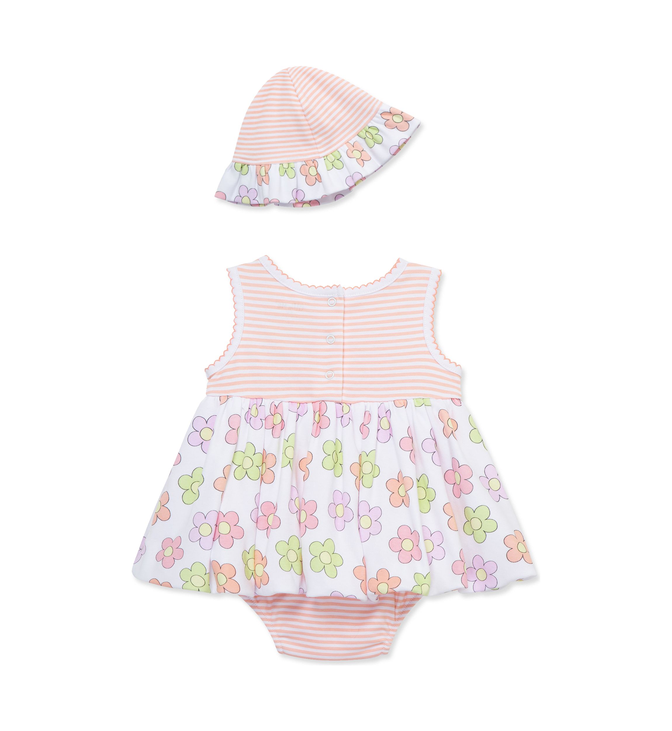 Baby Girls Fun Daisy Popover with Hat