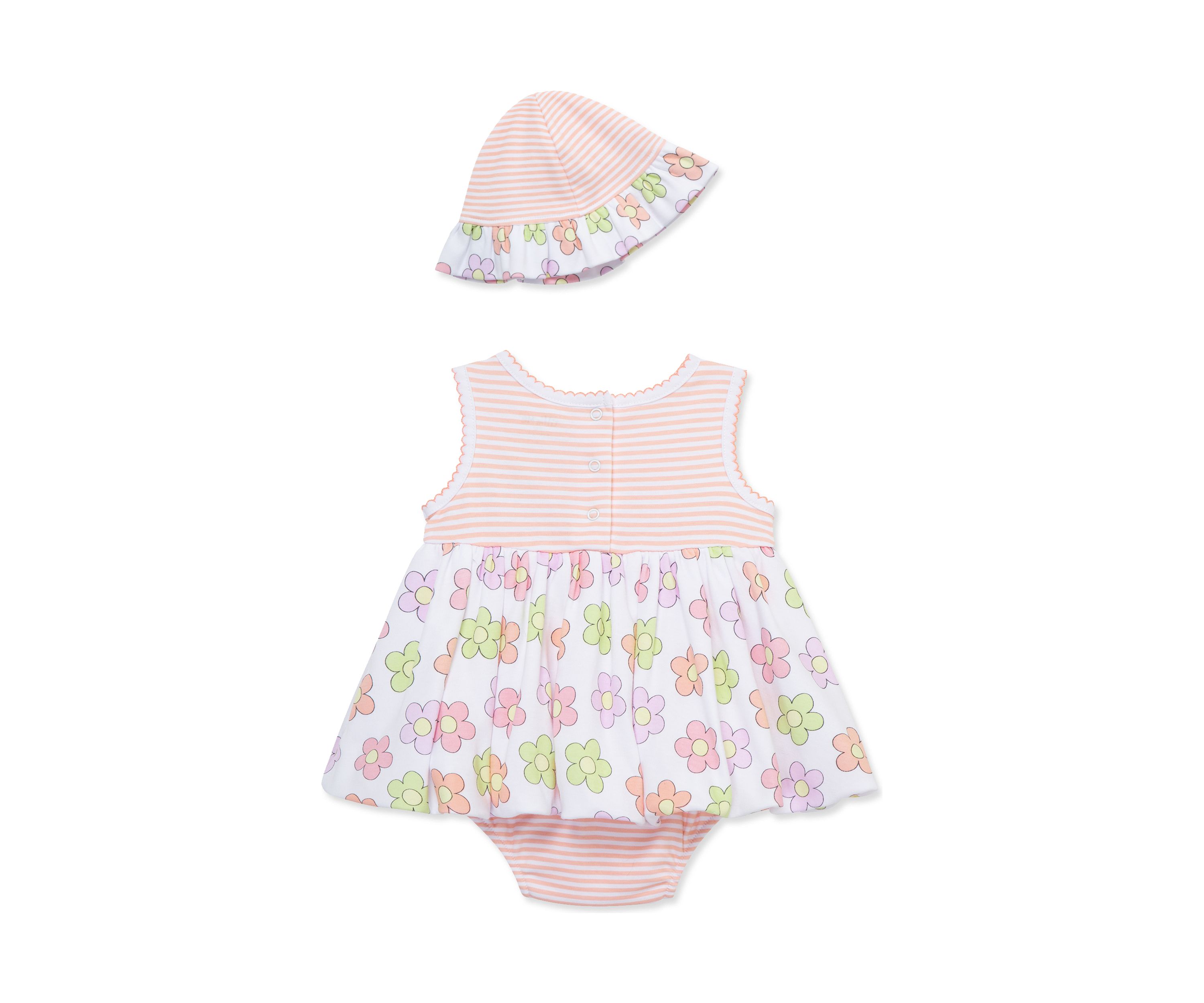 Baby Girls Fun Daisy Popover with Hat