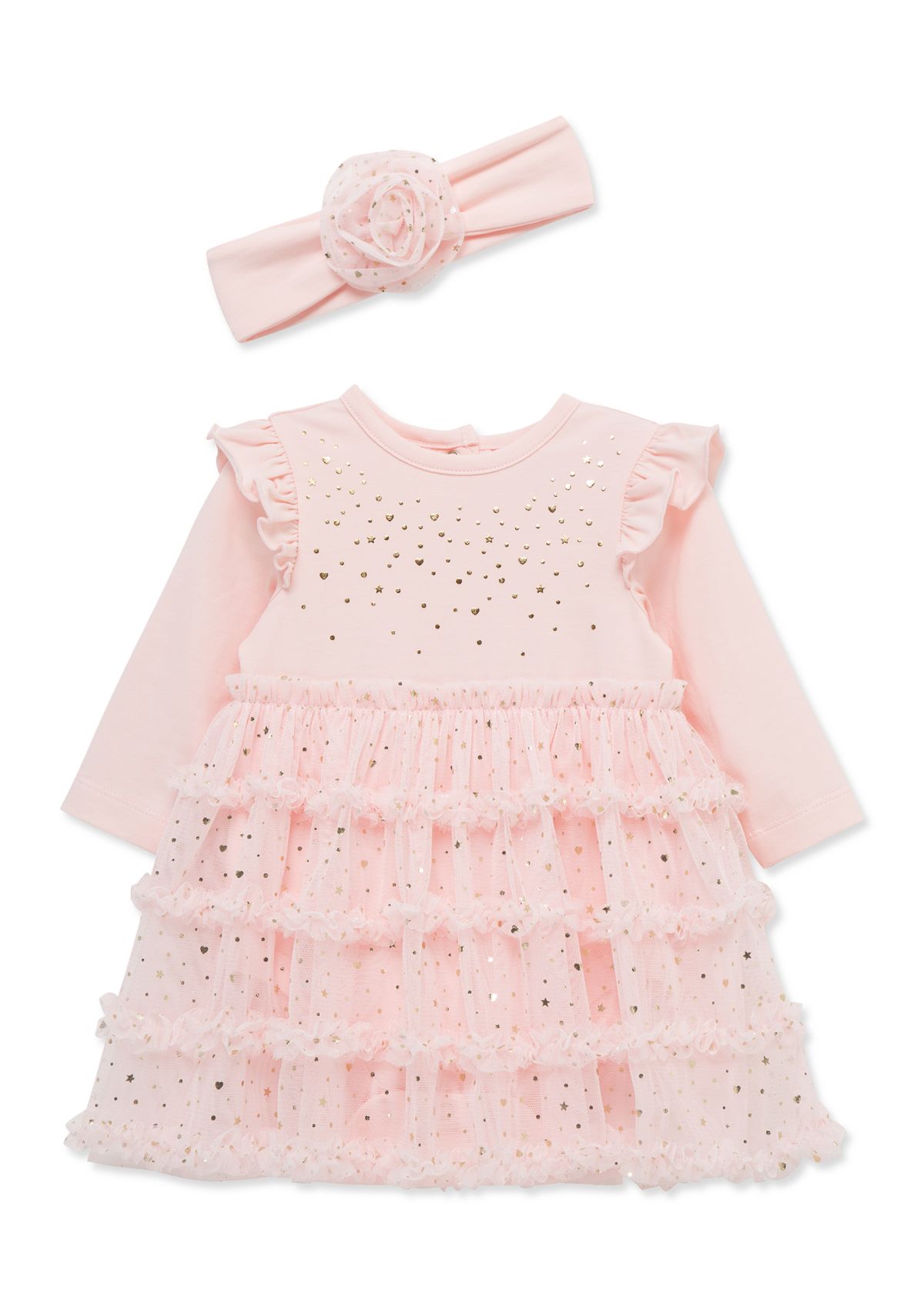 Baby Girls Spray Shine Tutu with Headband