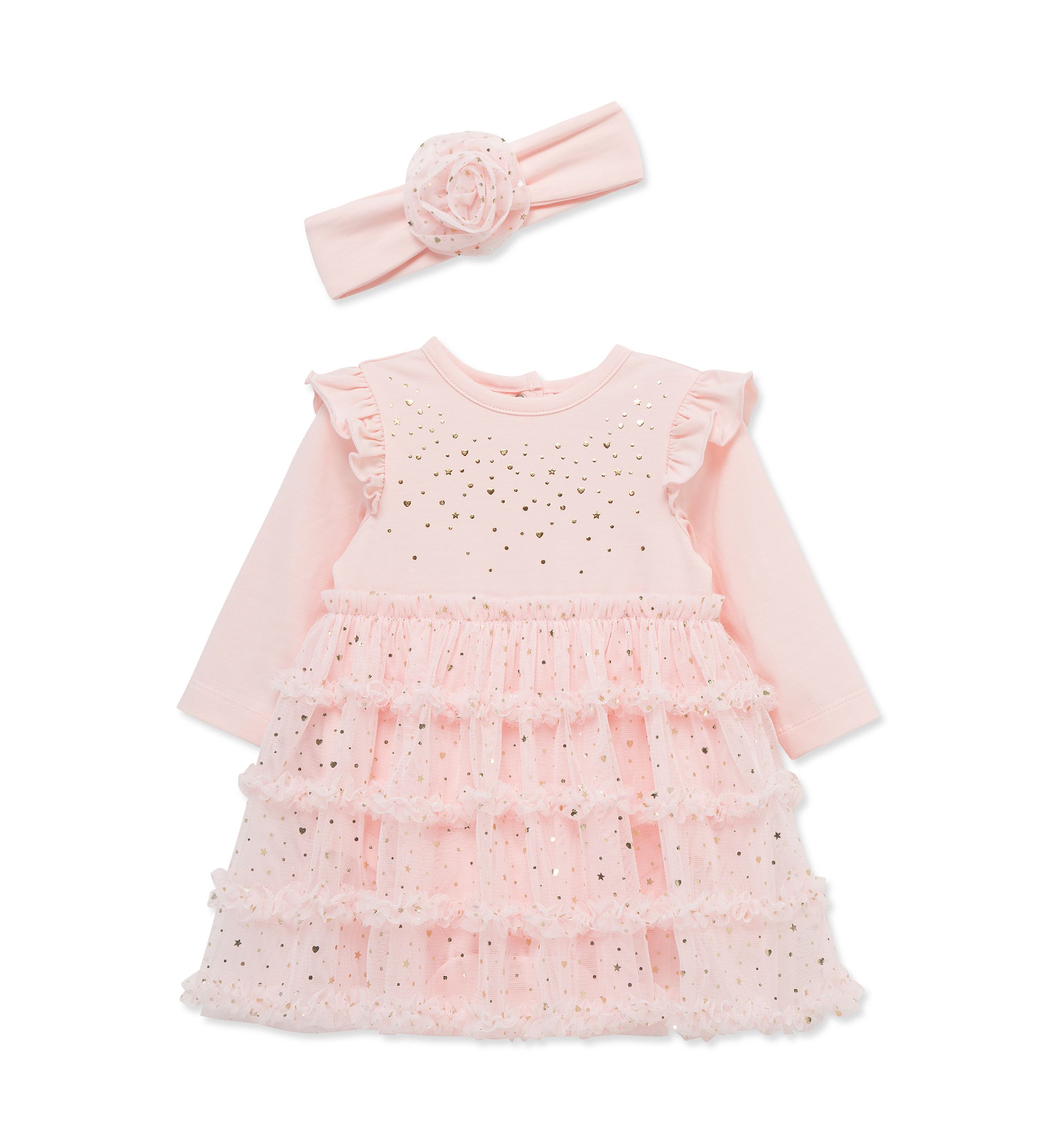 Baby Girls Spray Shine Tutu with Headband