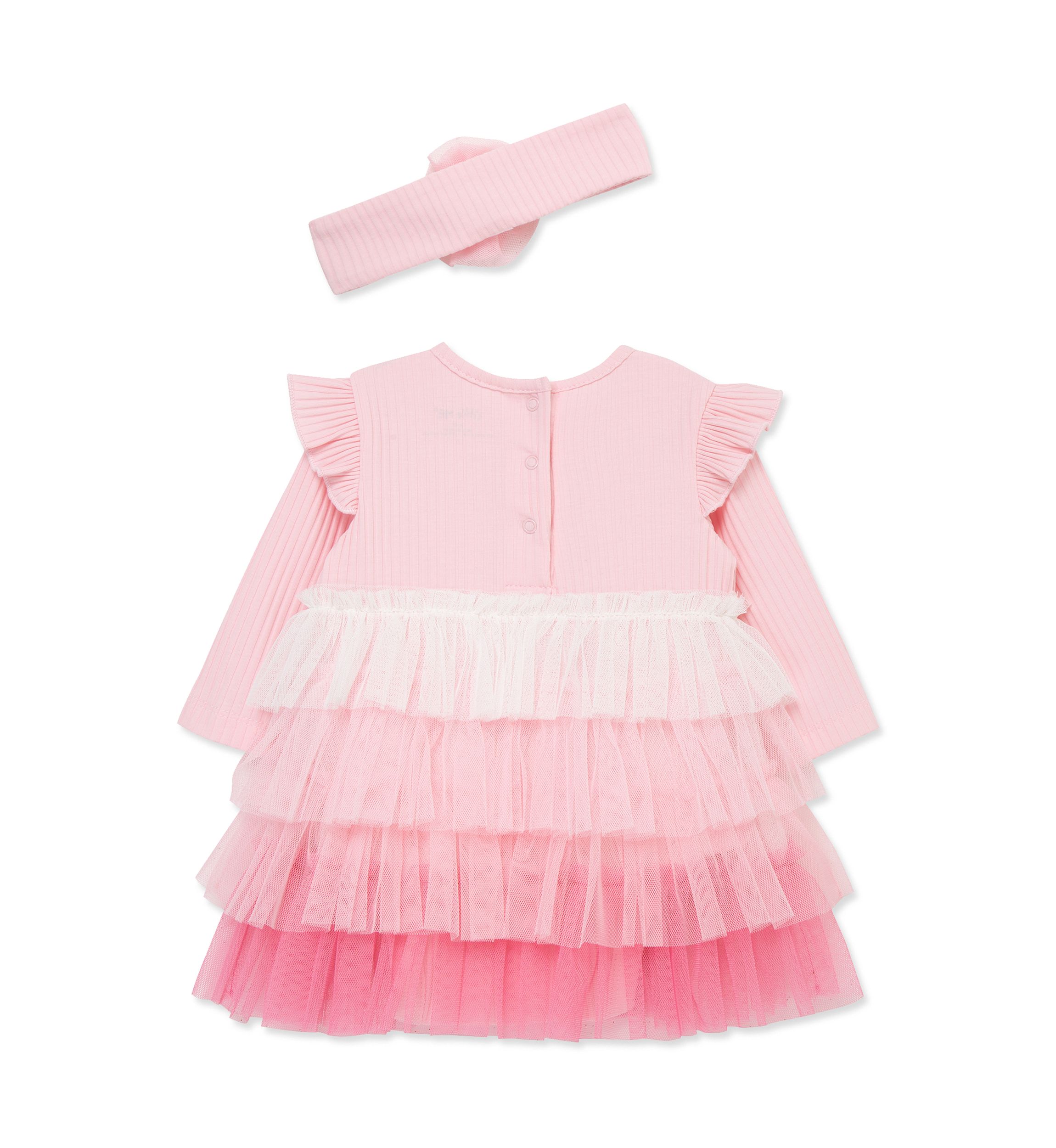 Baby Girls Hearts Ombre Tutu with Headband
